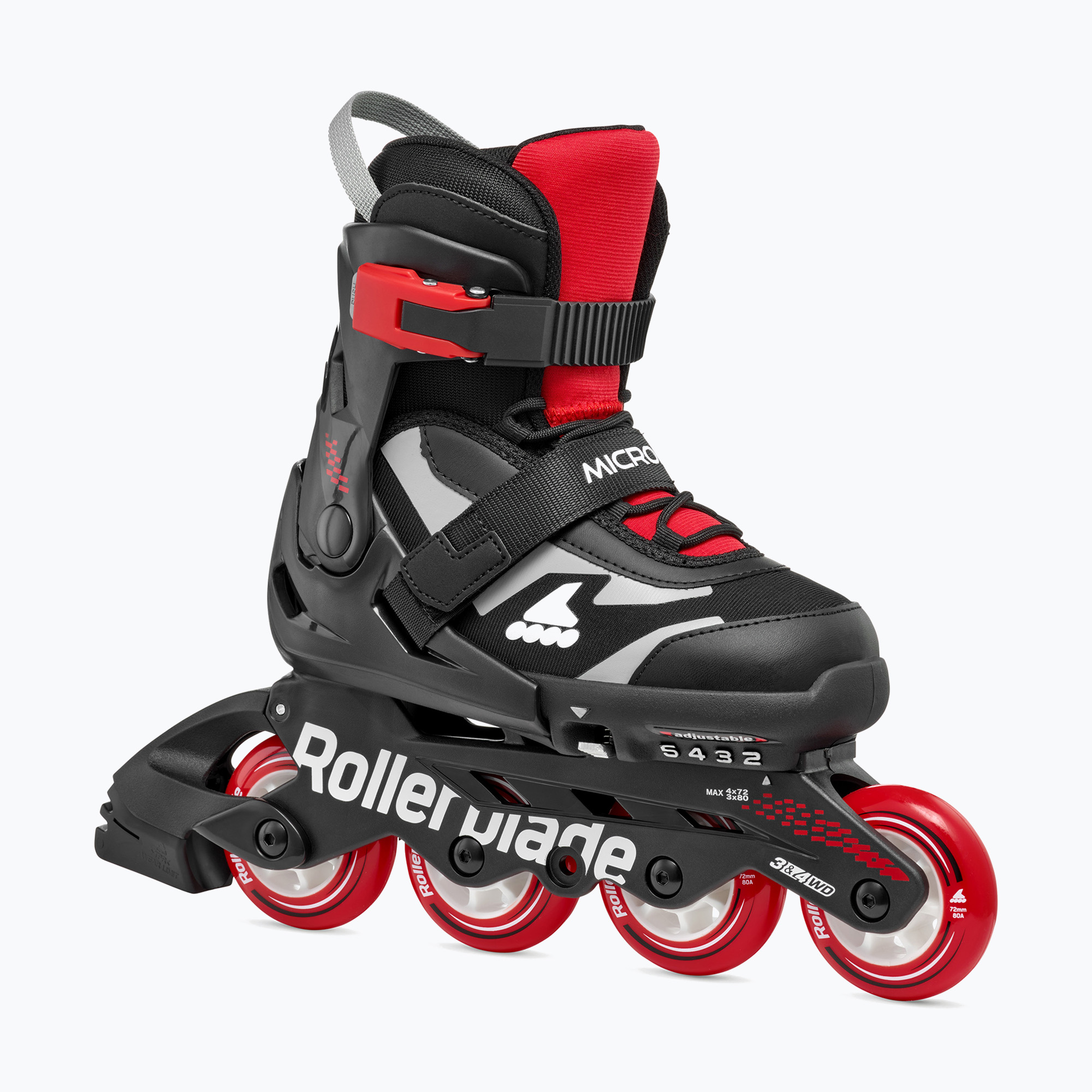 Role pentru copii Rollerblade Microblade Jr black/red