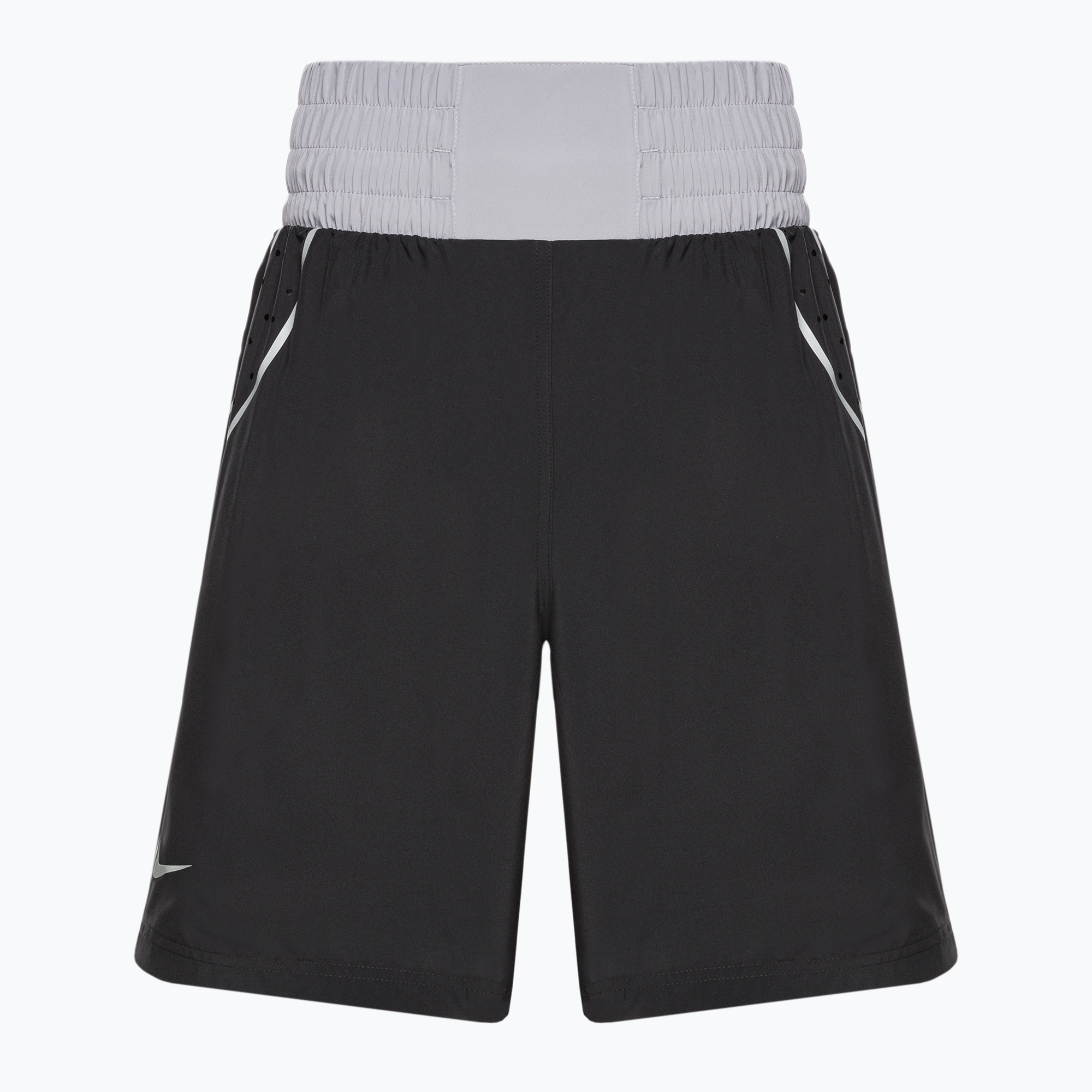 Pantaloni scurți de box Nike pentru bărbați, negru/pewter (Boxing 652860A)