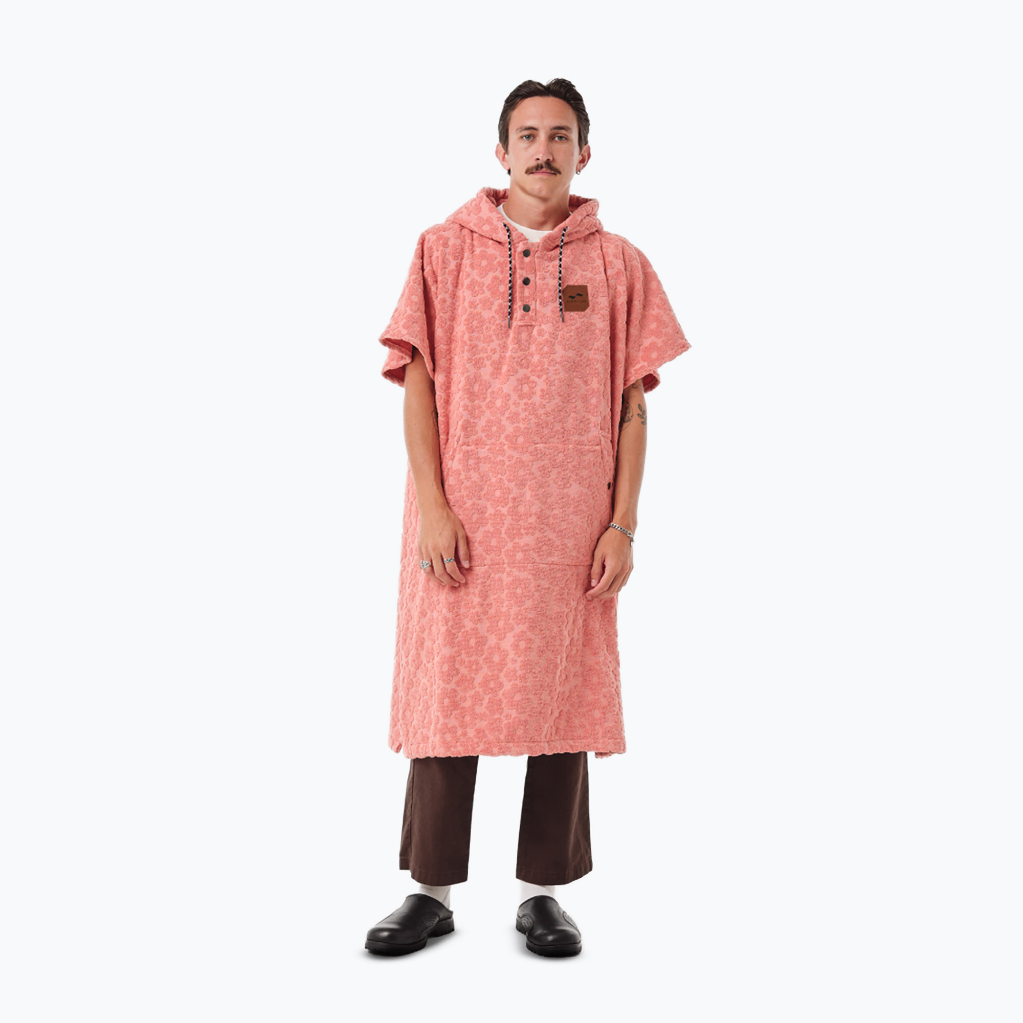 Poncho Slowtide Ginny Ex Warm guava