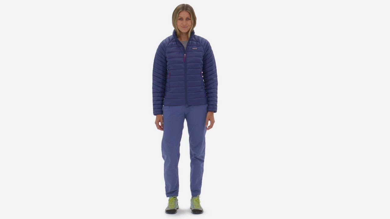 Geacă de iarnă pentru femei Patagonia Down Sweater lagom blue