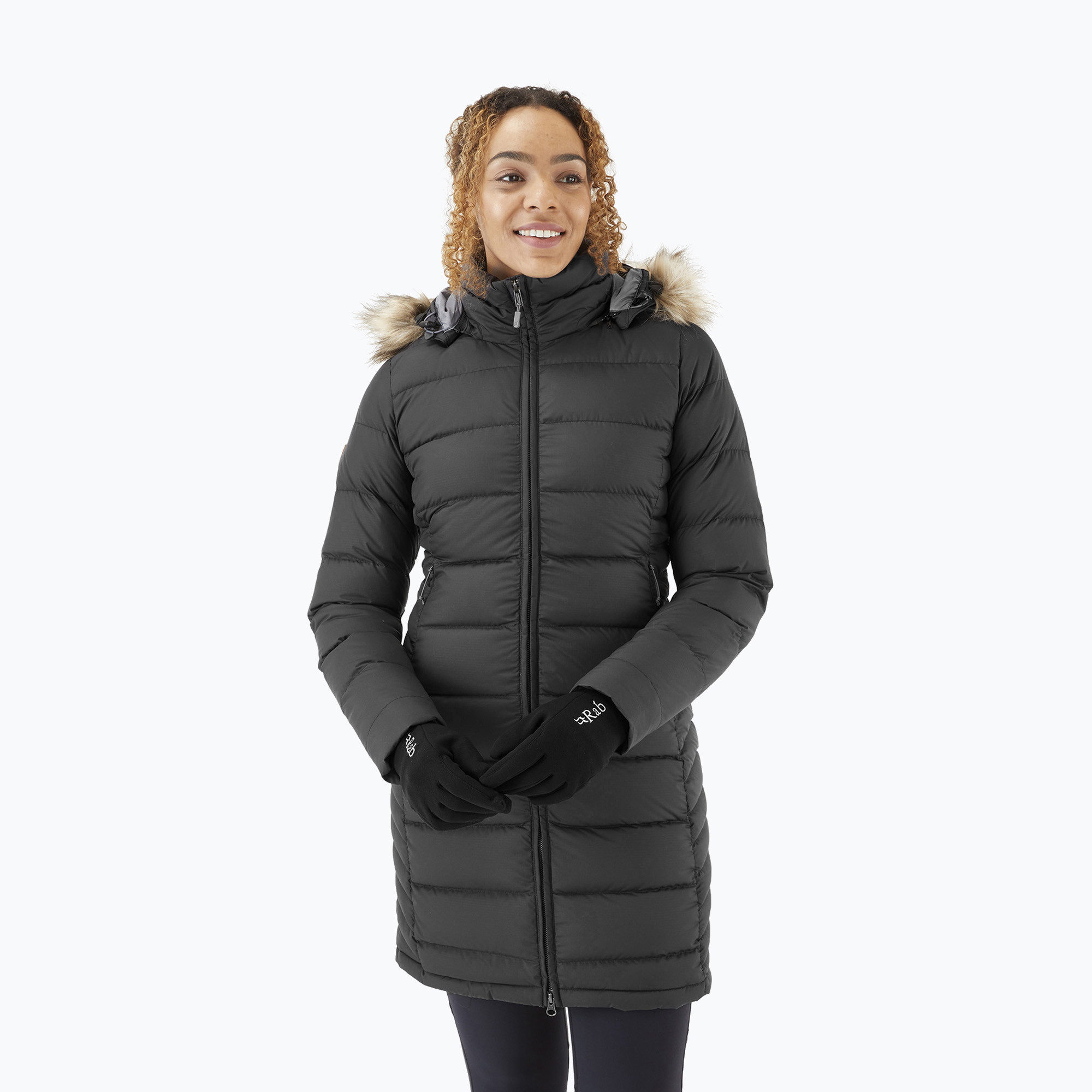 Geacă de puf pentru femei Rab Deep Cover negru QDB-33-BLK (Deep Cover QDB-33)