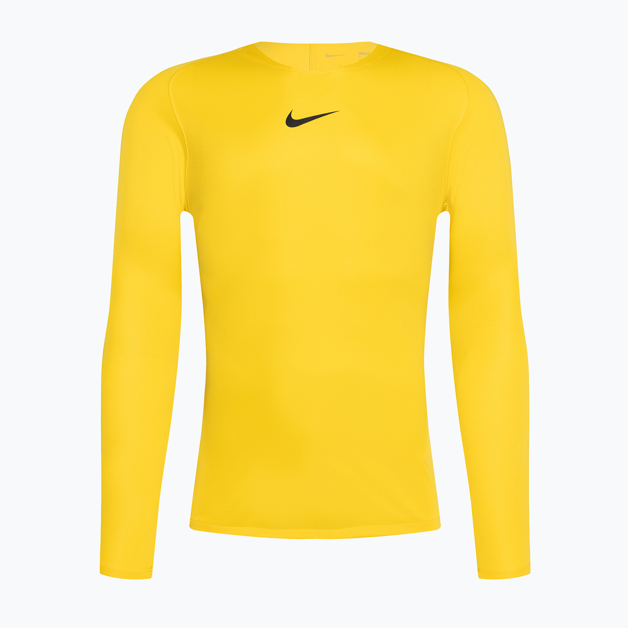 Pantaloni bărbați Nike Dri-FIT Park First Layer tour termic cu mânecă lungă pentru bărbați, galben/negru