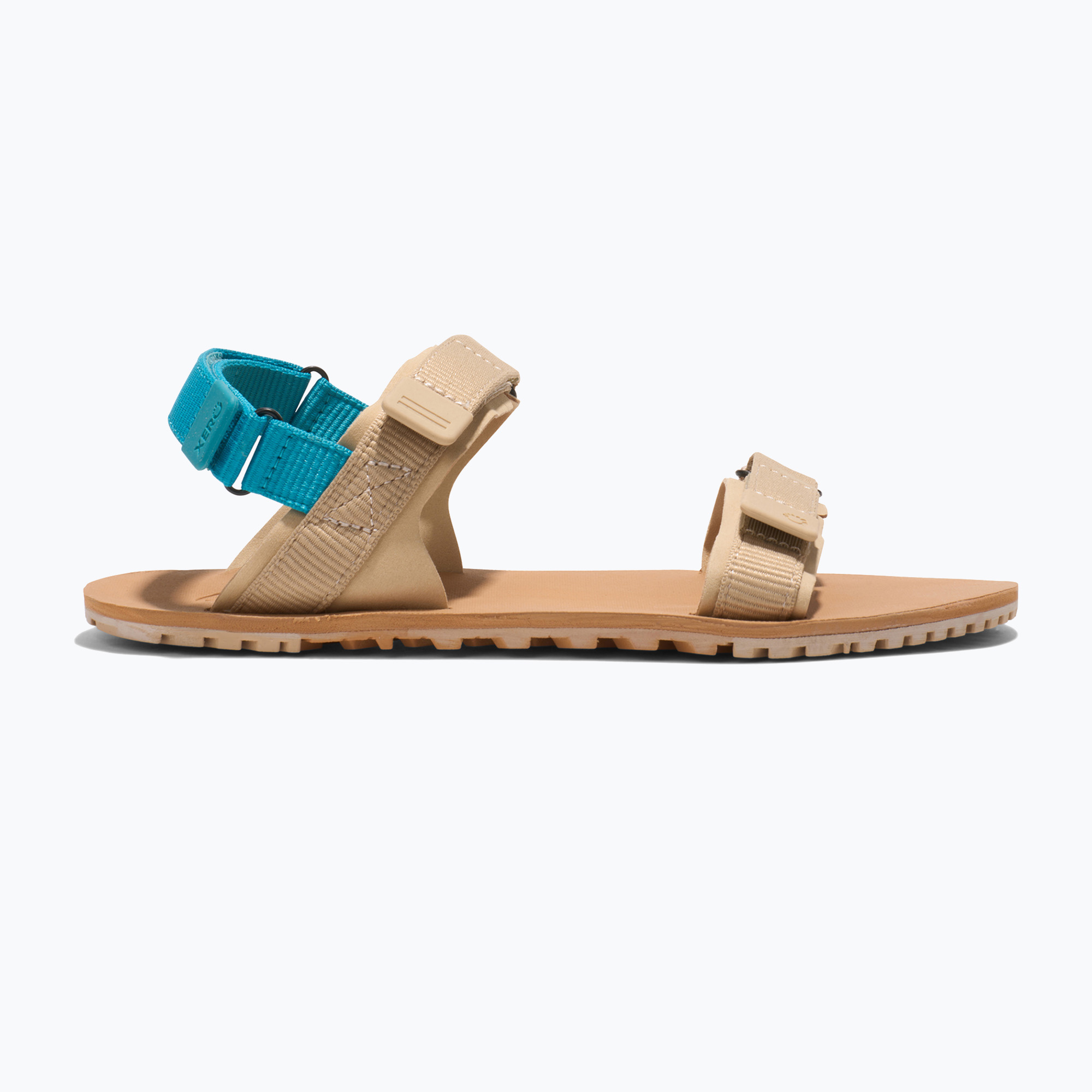 Sandale barefoot pentru femei  Xero Shoes D-Trail irish / cream / lake / blue (D-Trail DTRW-ICLU)