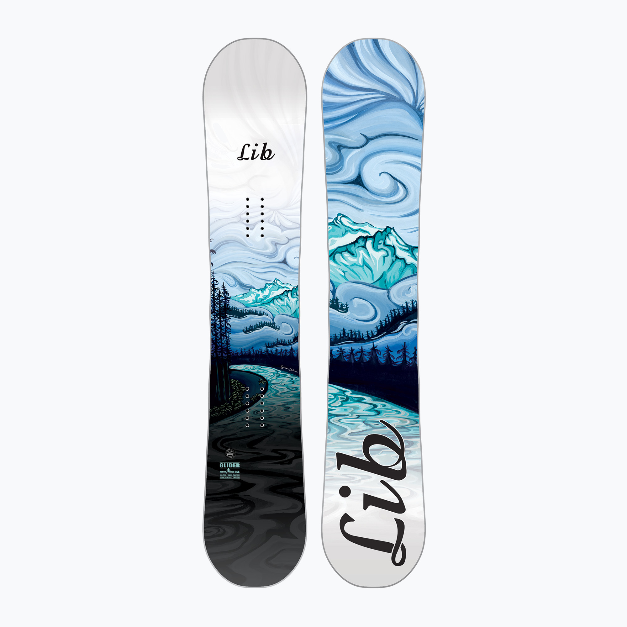 Placă de snowboard Lib Tech Glider (Glider 24SN060)