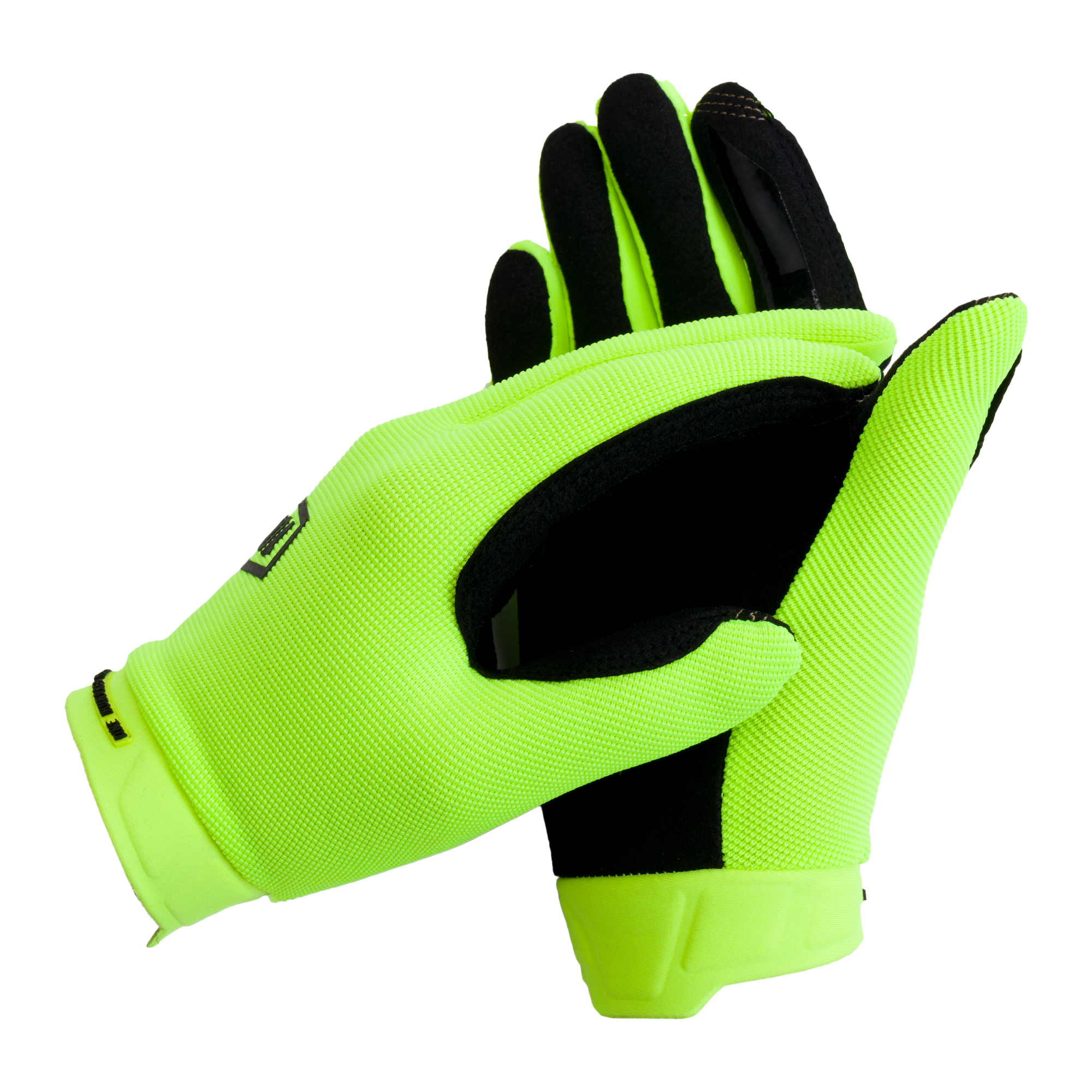 Mănuși de bicicletă 100% Ridecamp galben STO-10018-004-10 (Ridecamp 10018-004)