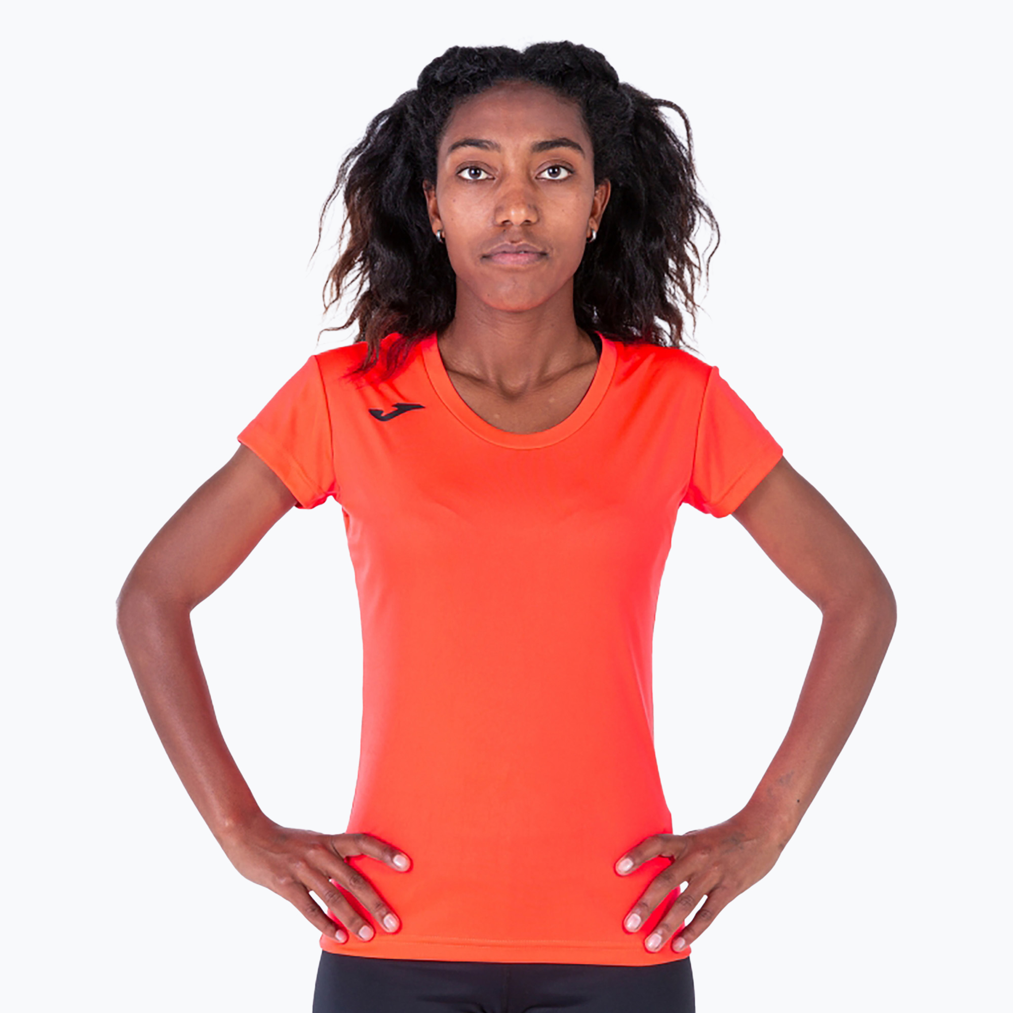 Tricou de alergat pentru femei Joma Record II fluor coral