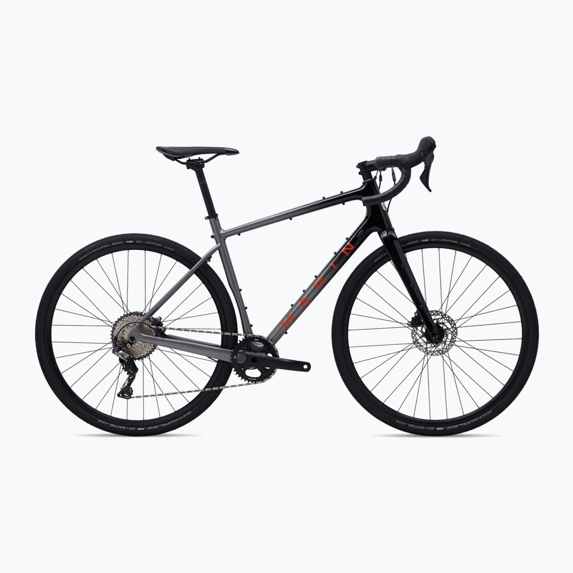 Bicicletă gravel Marin Headlands 1 gloss charcoal/black/roarange (Headlands 1 700C A-2022E-F1-54)