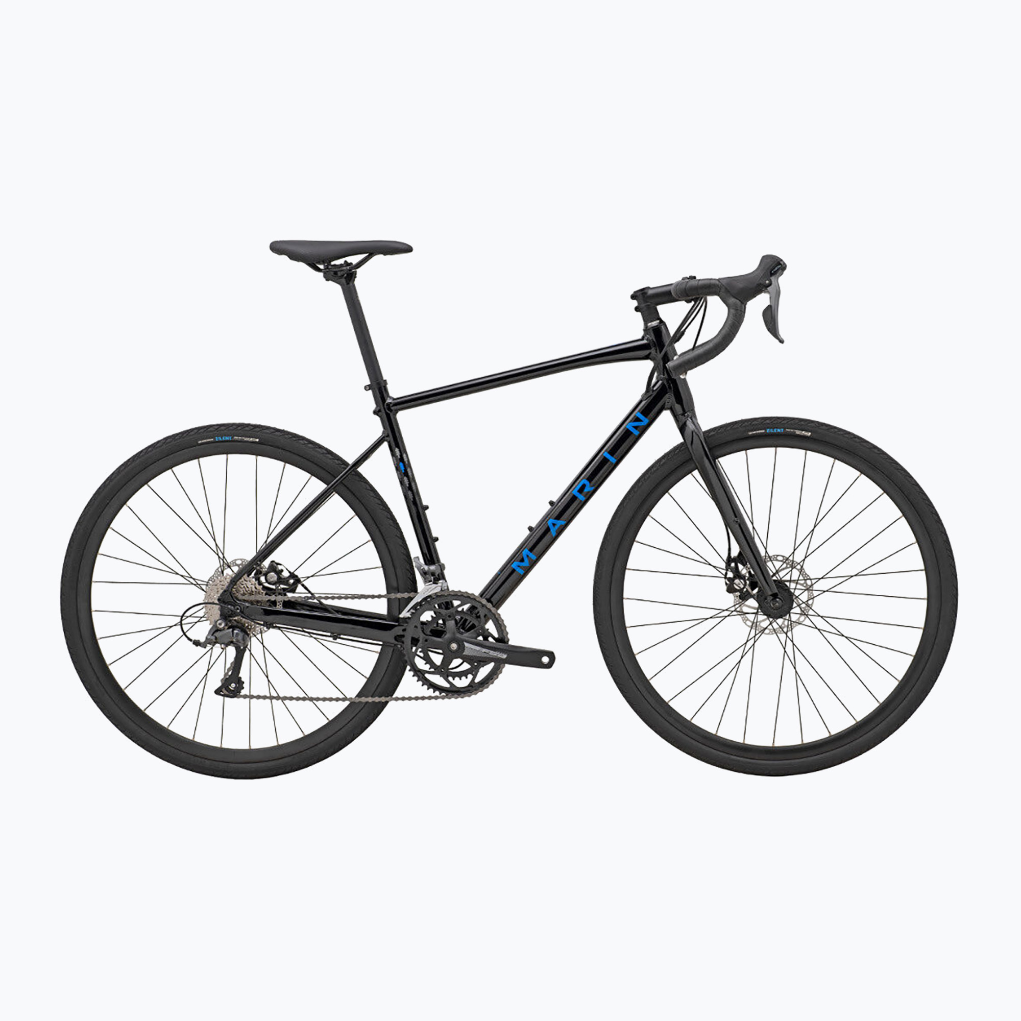 Bicicletă gravel Marin Gestalt 700C gloss black/blue (Gestalt 700C 735958001)