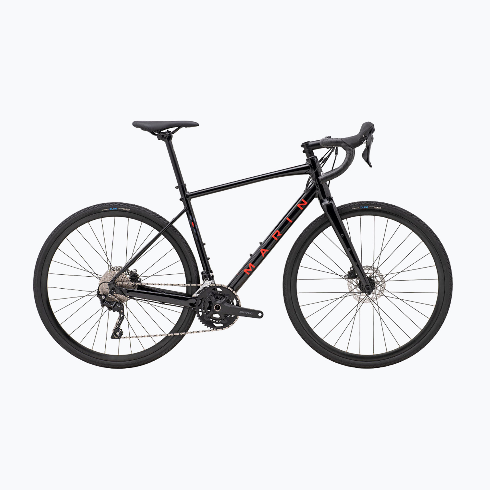 Bicicletă gravel Marin Gestalt 2 700C gloss black/red (Gestalt 2 735961003)