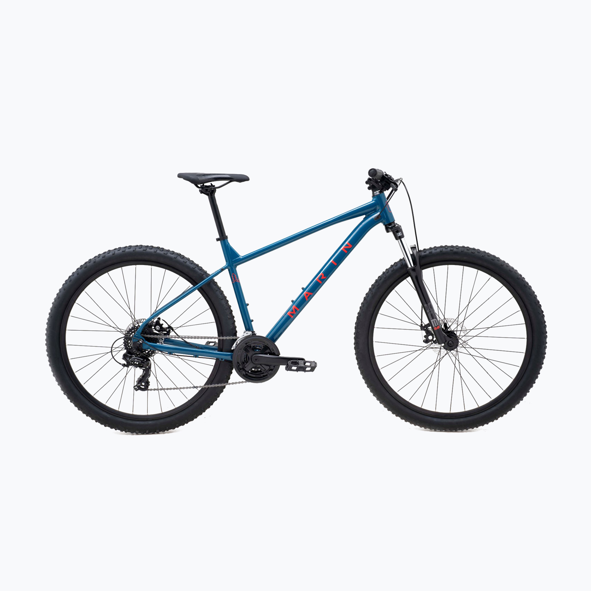 Bicicletă de munte Marin Bolinas Ridge 1 27.5 gloss dark blue/red/orange