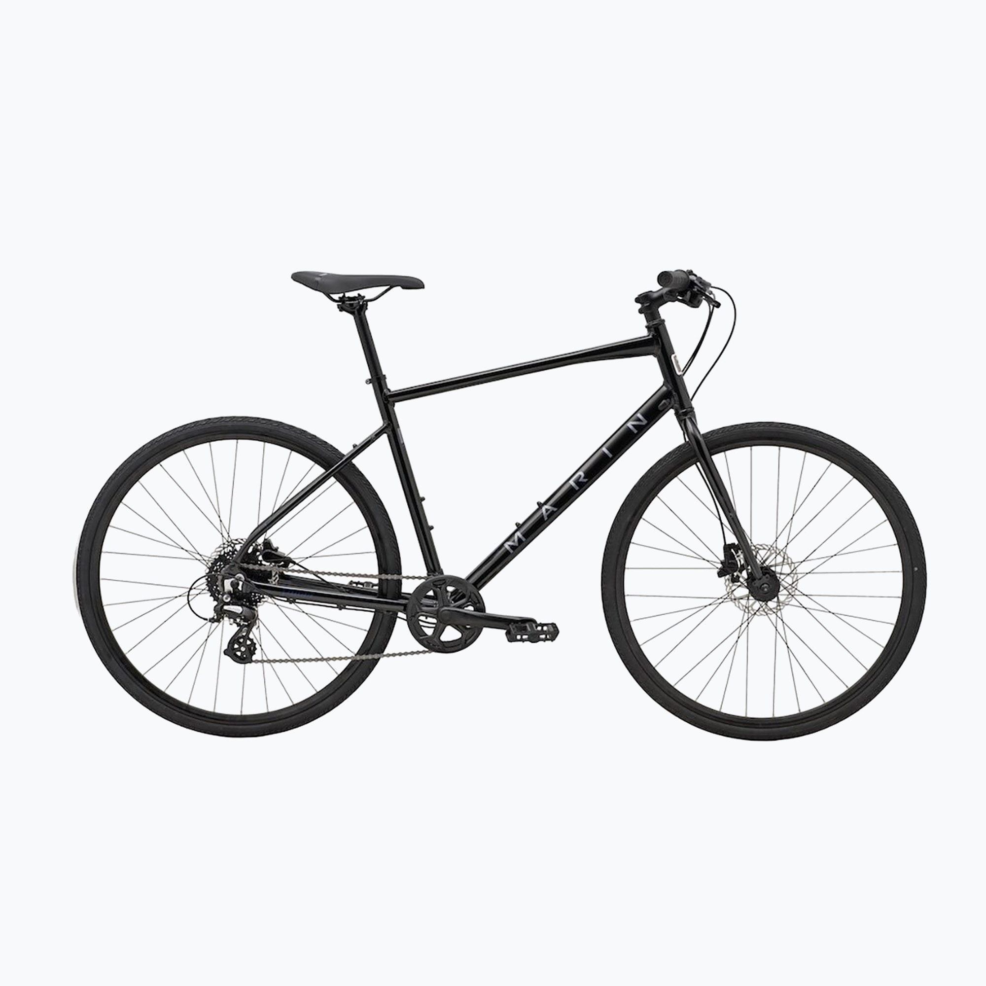 Bicicletă de oraș Marin Presidio 1 700C gloss metallic black/charcoal/blue (Presidio 1 737580004)