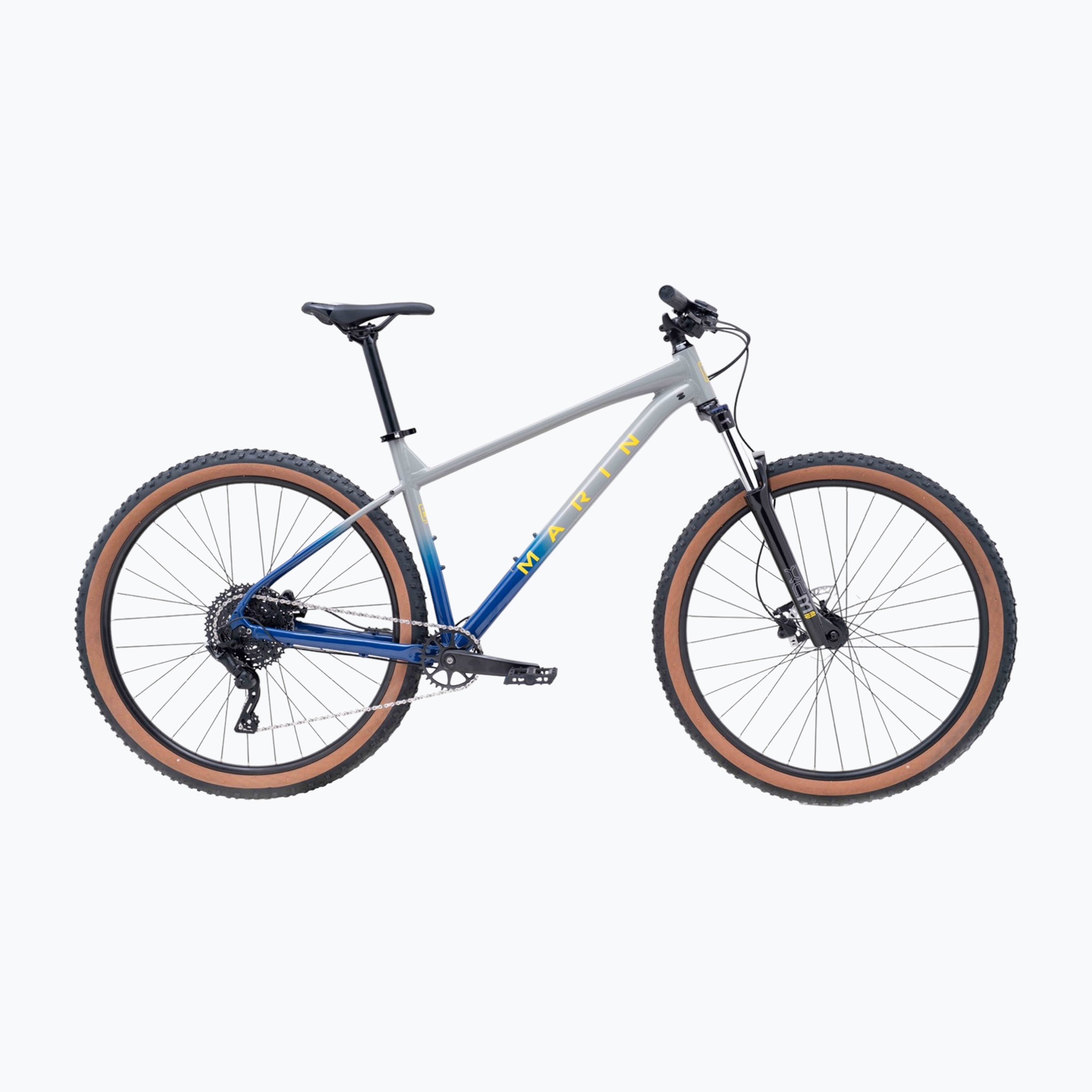 Bicicletă de munte Marin Bobcat Trail 3 29 gloss gray/blue/yellow (Bobcat Trail 3 29 737524002)