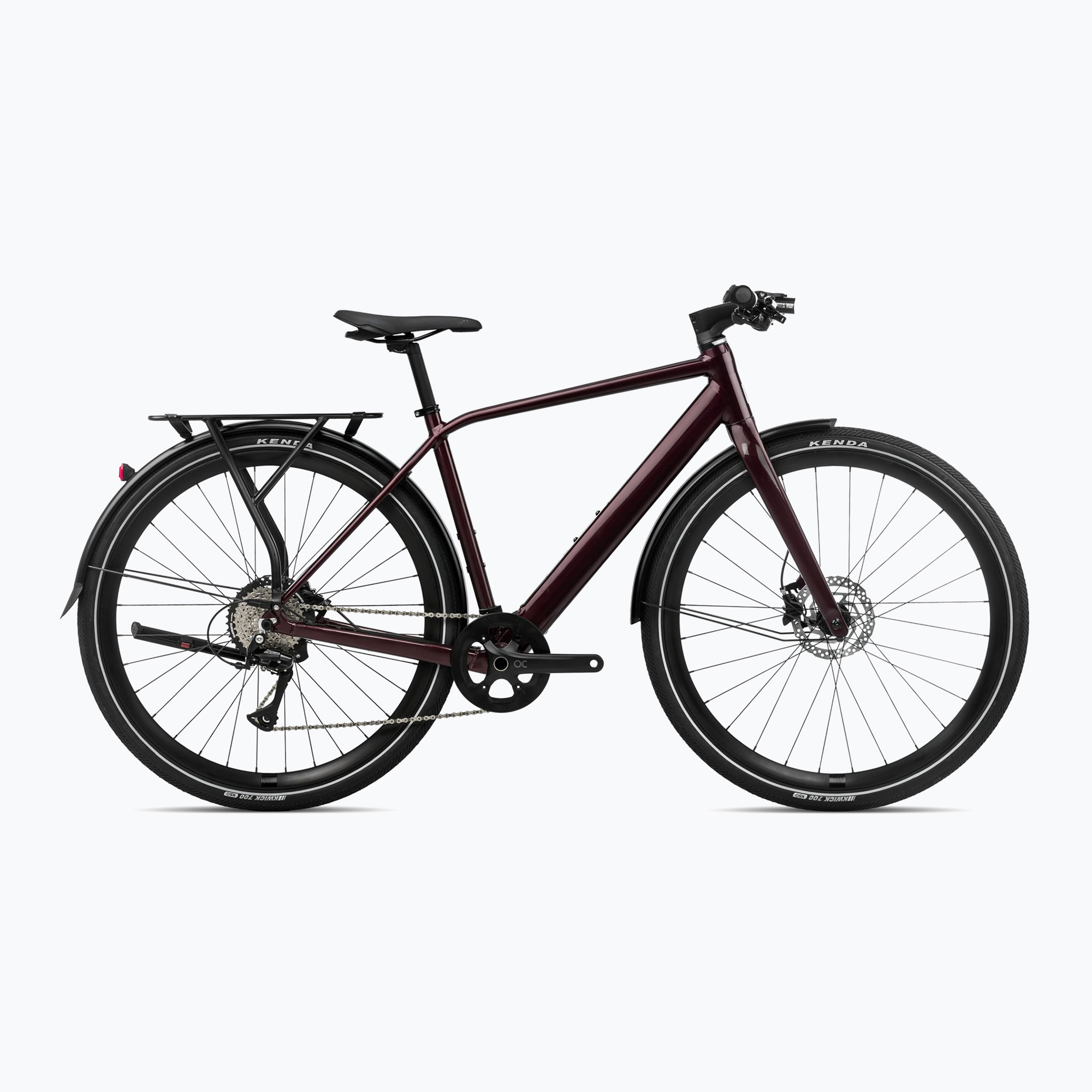 Bicicleta electrică Orbea Vibe H30 EQ 36V 6.9Ah 248Wh 2024 roșu burgundia metalizat (Vibe H30 EQ R30249W3)