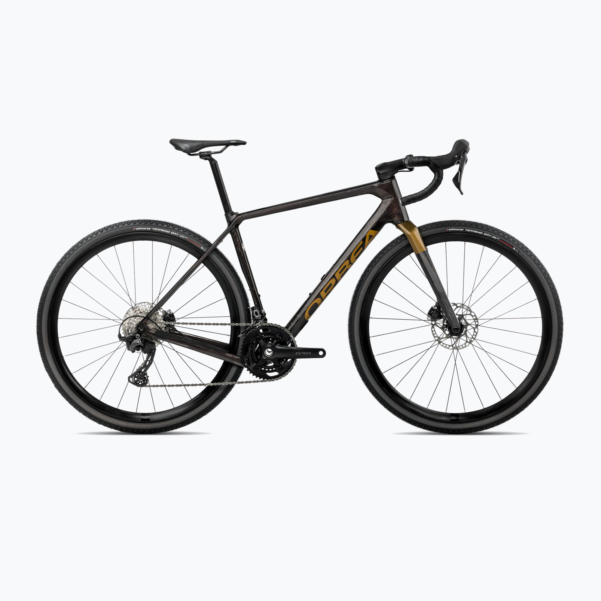 Orbea Terra M30 Team 2025 biciclete gravel cosmic carbon view/metallic olive green (Terra M30 Team S14709DJ)