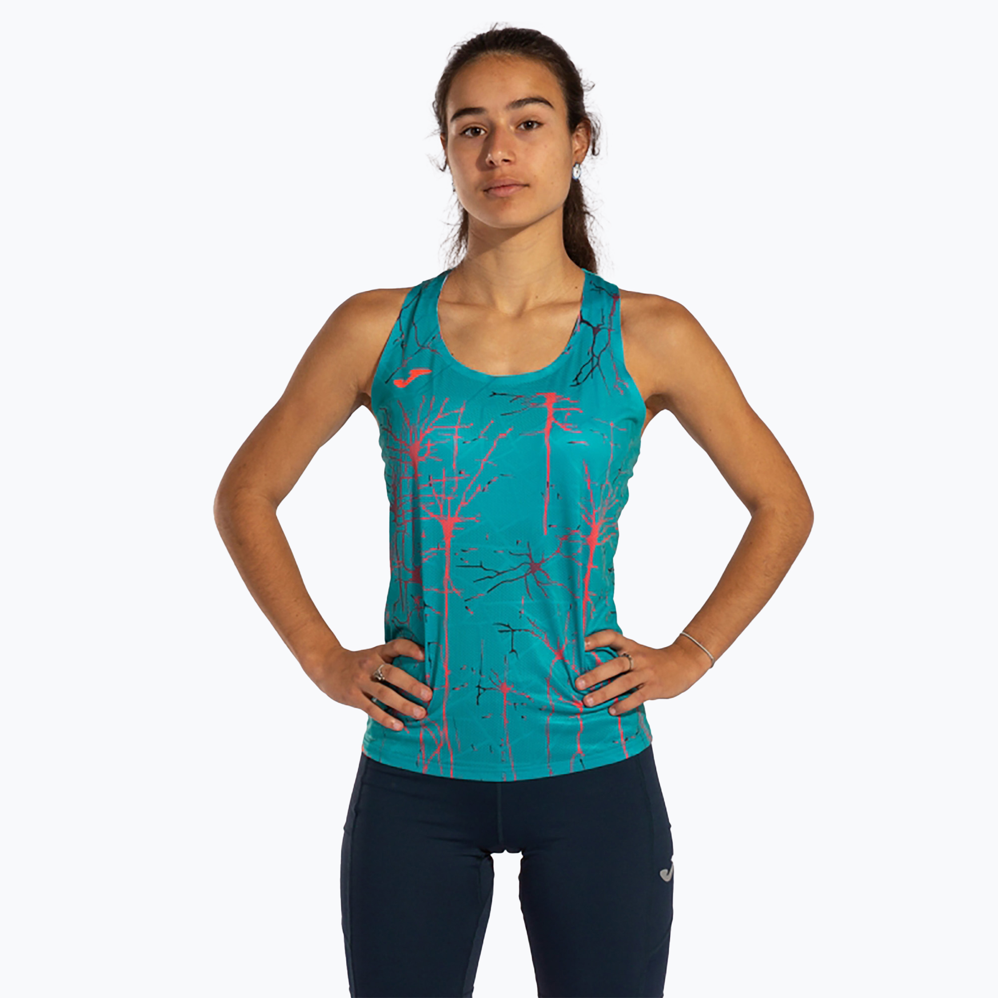 Top de alergat pentru femei Joma Elite IX turquoise