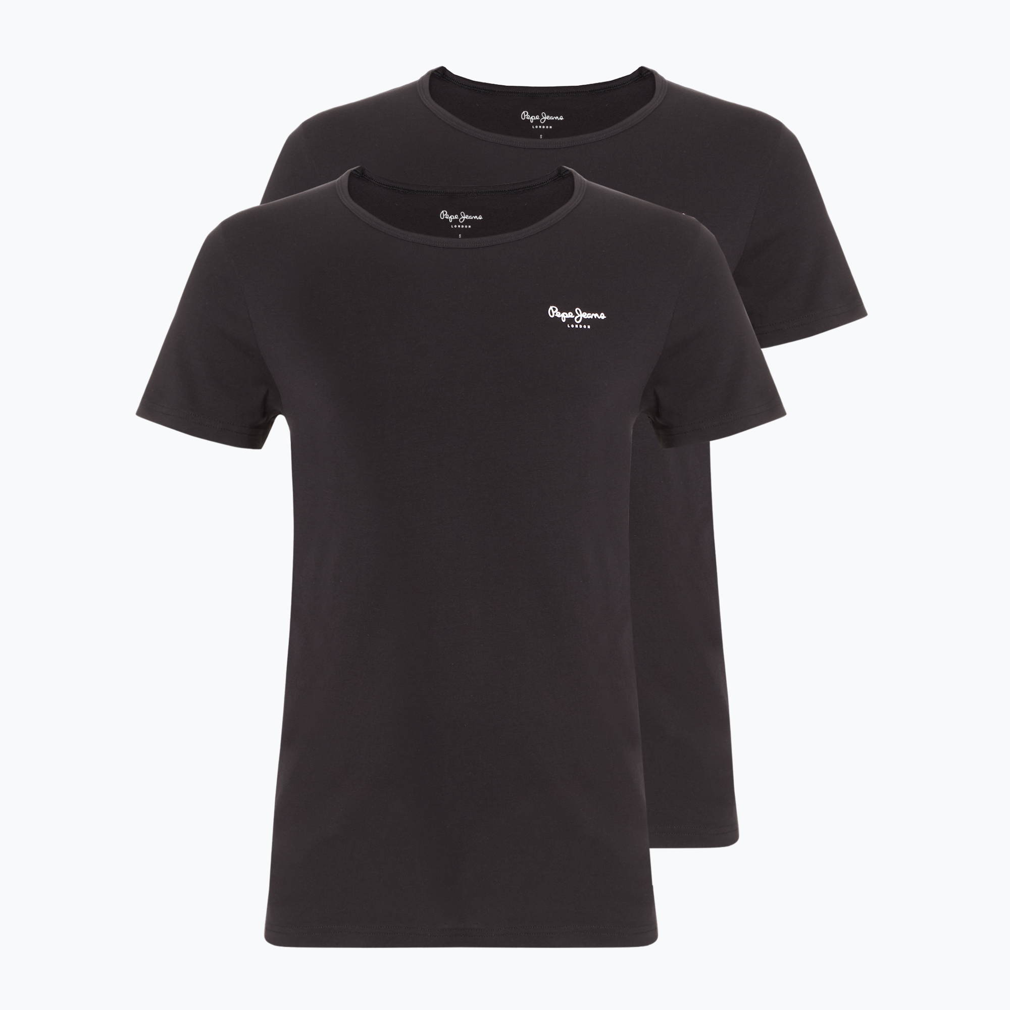 Tricou pentru bărbați Pepe Jeans Pepe Tshirt 2 szt. black (Pepe Tshirt PMU10976)