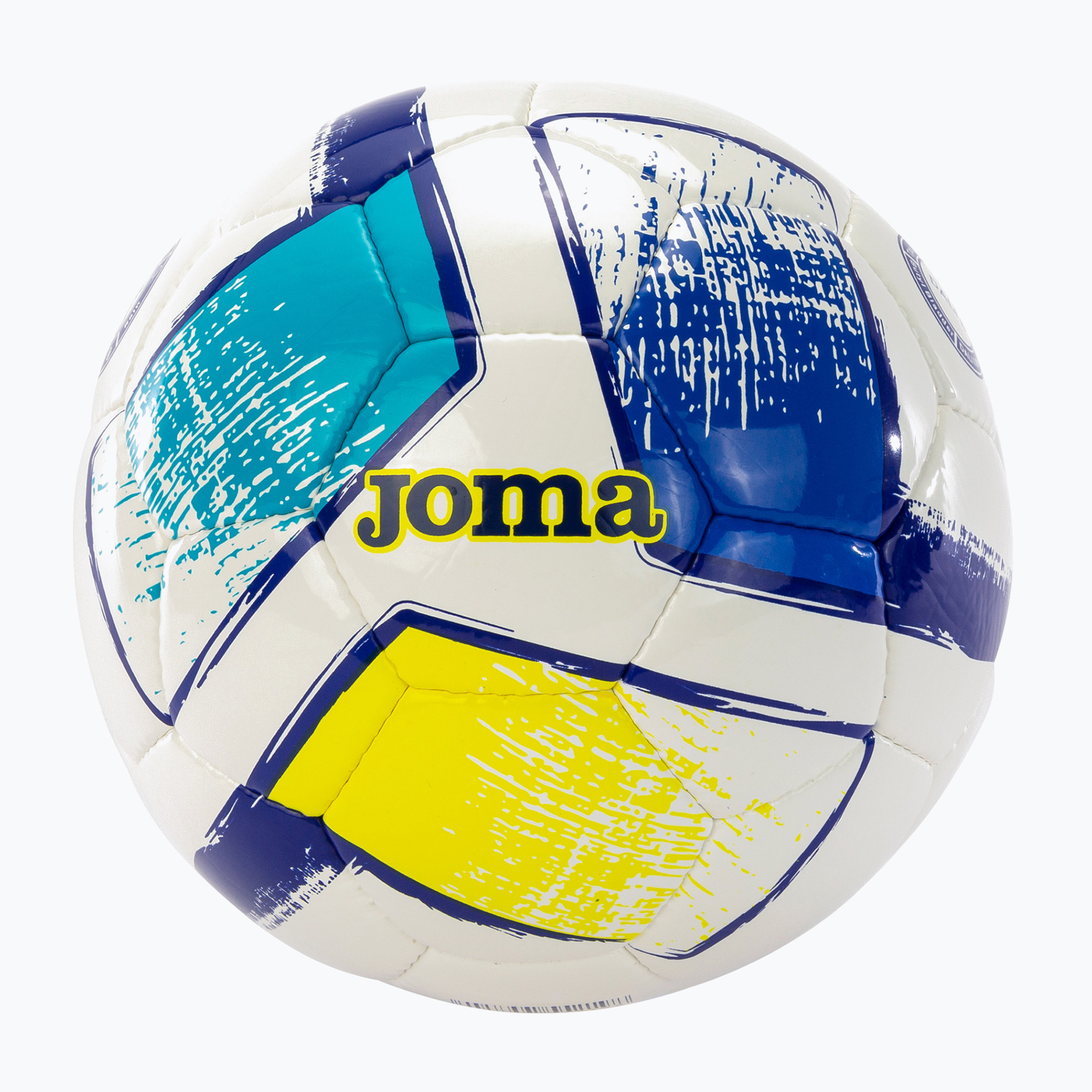 Minge de fotbal Joma Dali II white/fluor orange/yellow mărime 3