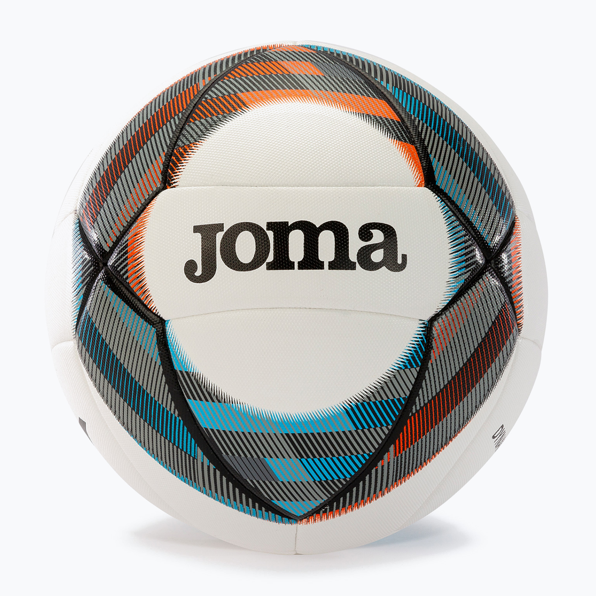 Minge de fotbal Joma Dynamic III white/black/blue/orange mărime 5 (Dynamic III 401239)