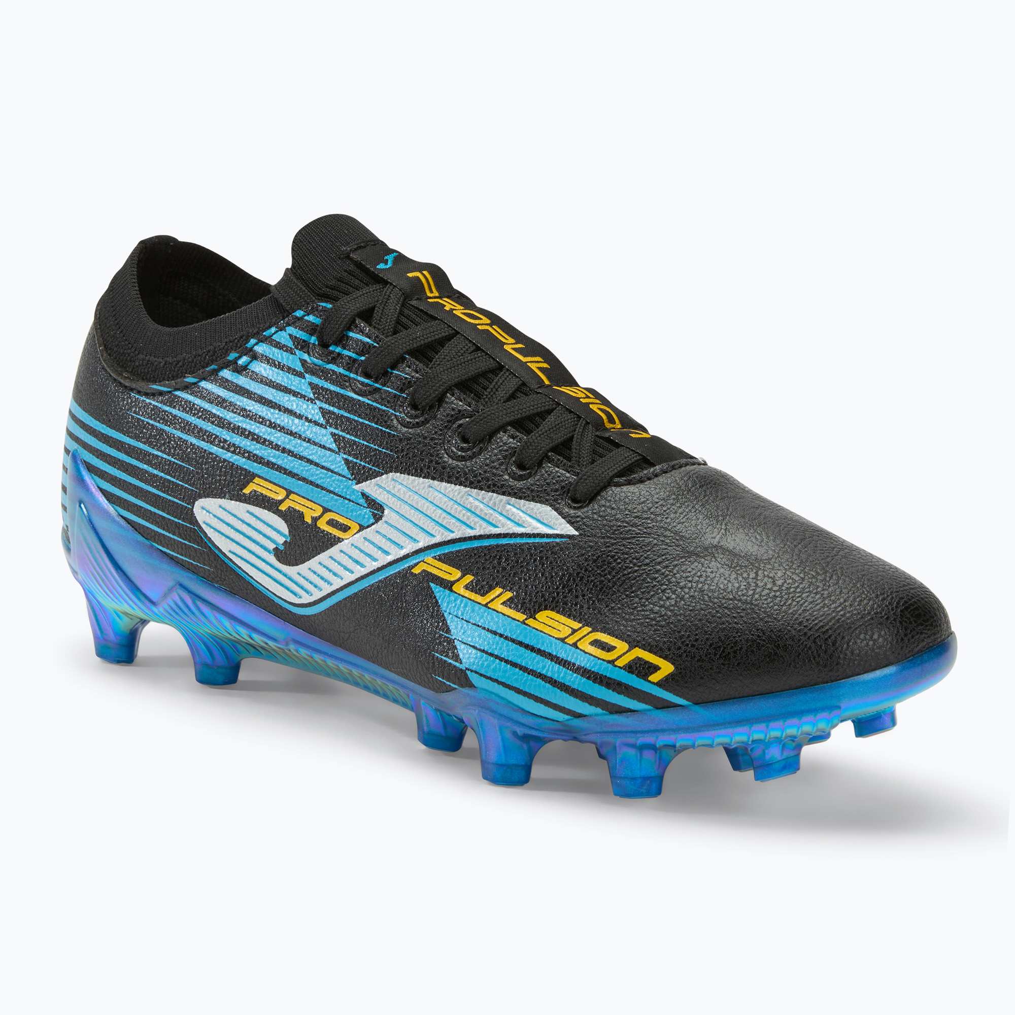 Încălțăminte de fotbal pentru bărbați Joma Propulsion Cup FG black/turquoise (Propulsion Cup FG PCUW2401FG)