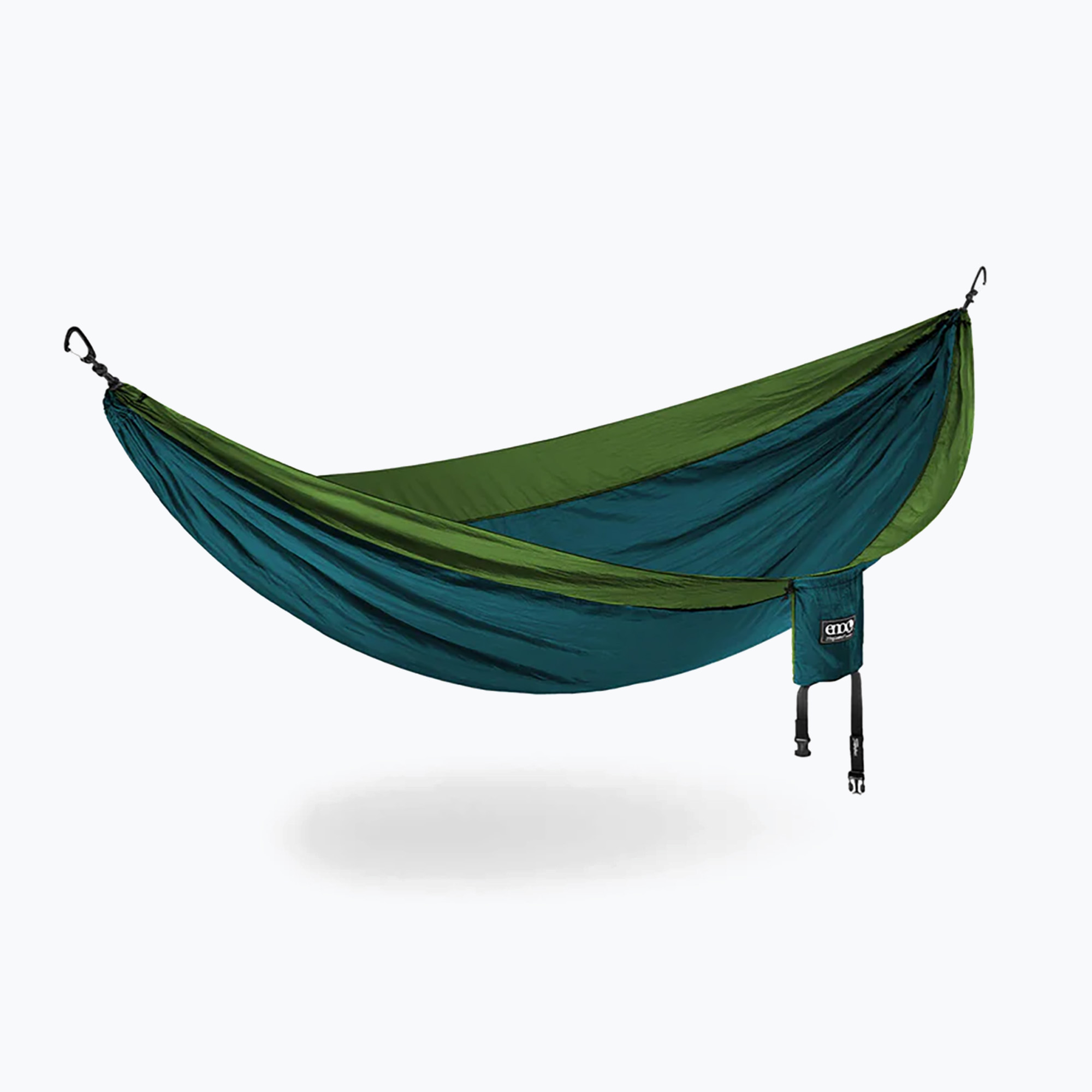 ENO Single Nest hamac de drumeție pentru drumeții albastru marin-verde SN016 (SingleNest SN016)
