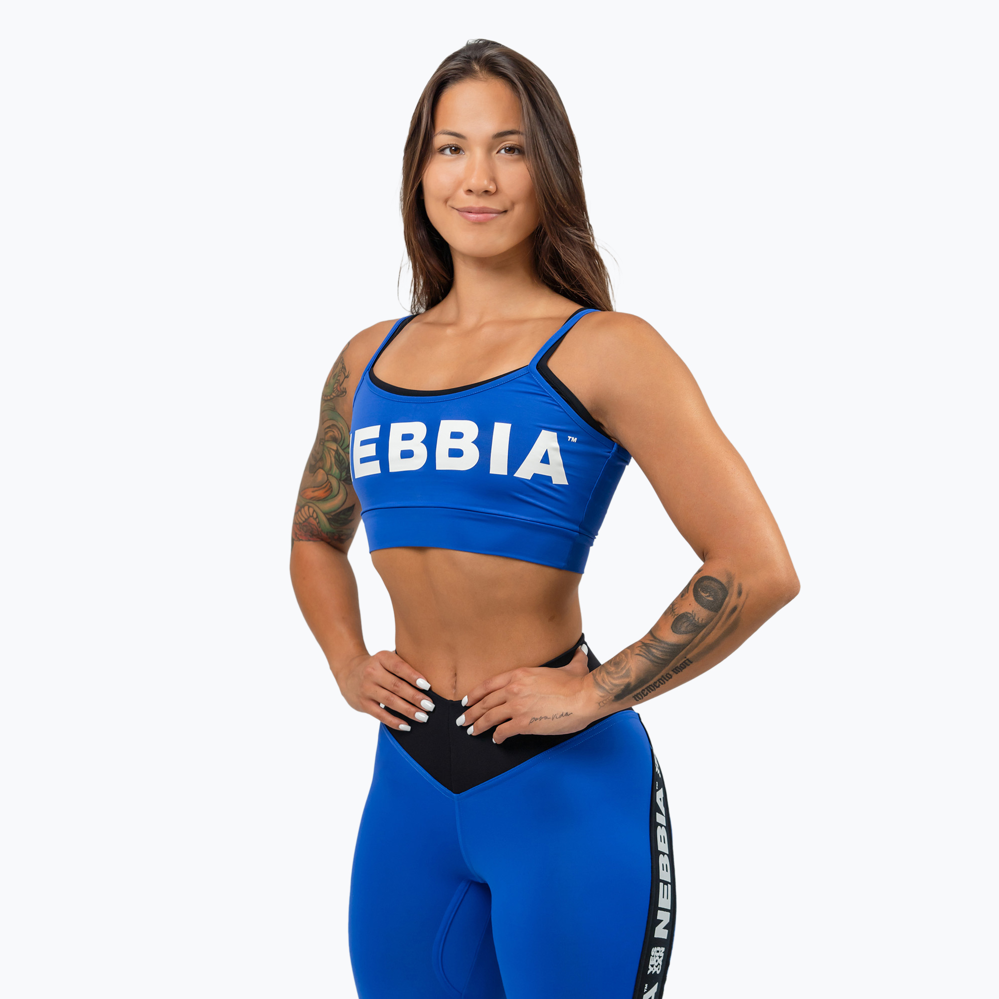 Sutien fitness NEBBIA Flex blue