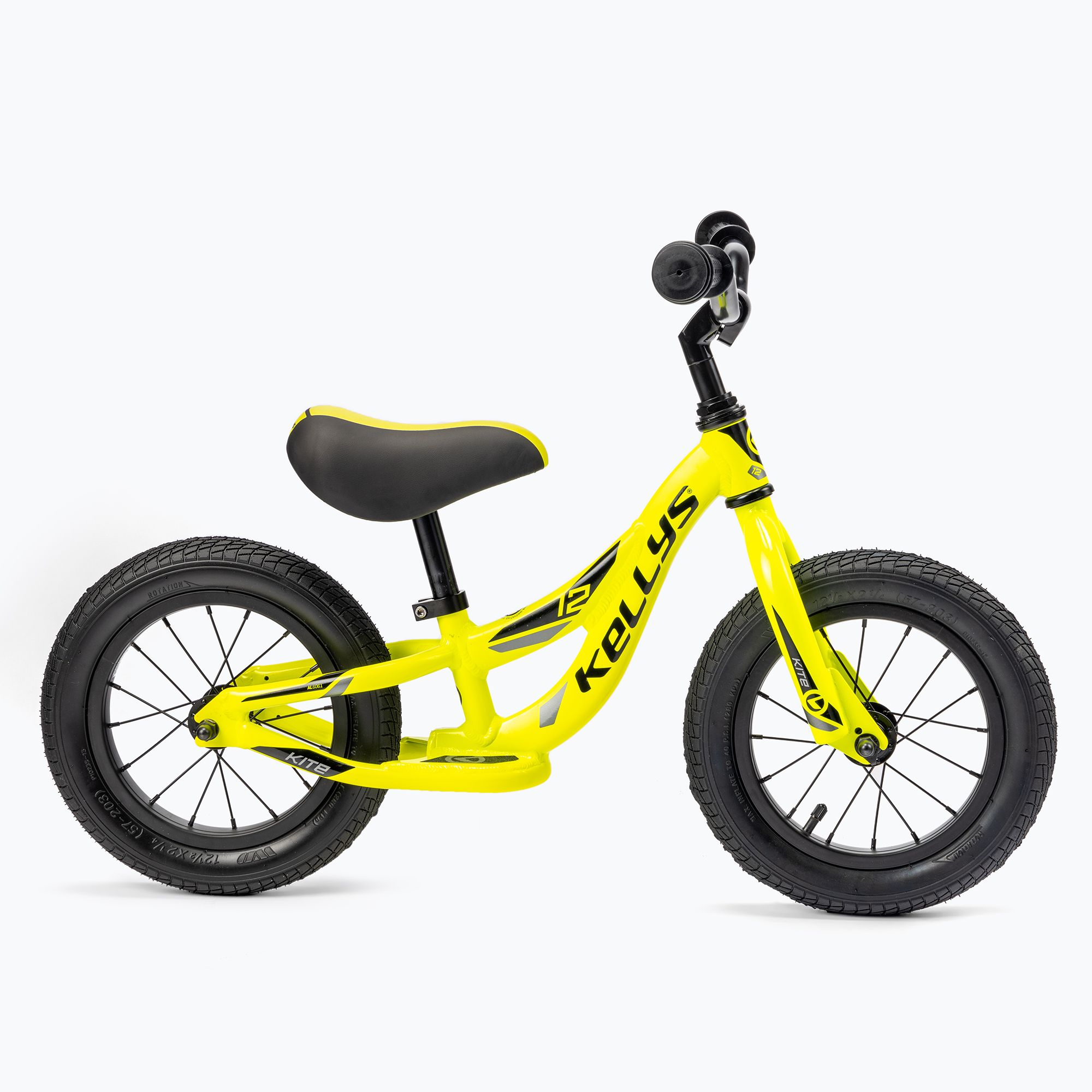 Bicicletă fără pedale pentru copii Kellys Kite 12 Race, galben, 65411 (Kite 12 65411)