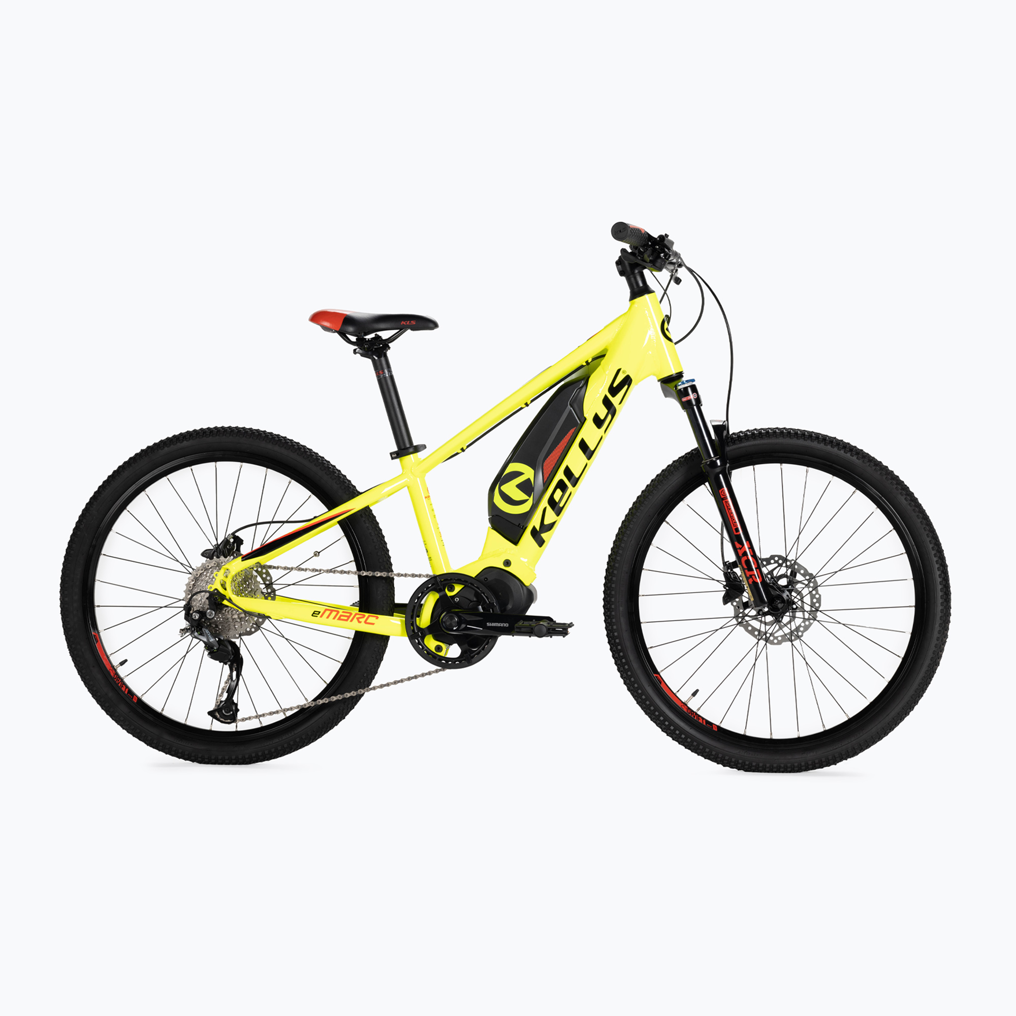Kellys E-Marc SH 24" 36V 36V 11.6Ah 418Wh biciclete electrice galbene pentru copii (E-Marc SH 24" 76218)