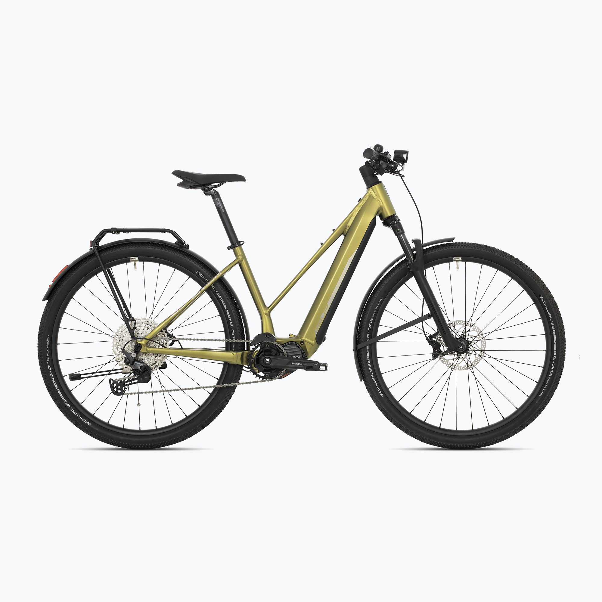 Bicicletă electrică Superior eXR 6090 L Touring 36V 504Wh matte olive metallic/chrome silver (eXR 6090 L Touring 801.2022.78004)