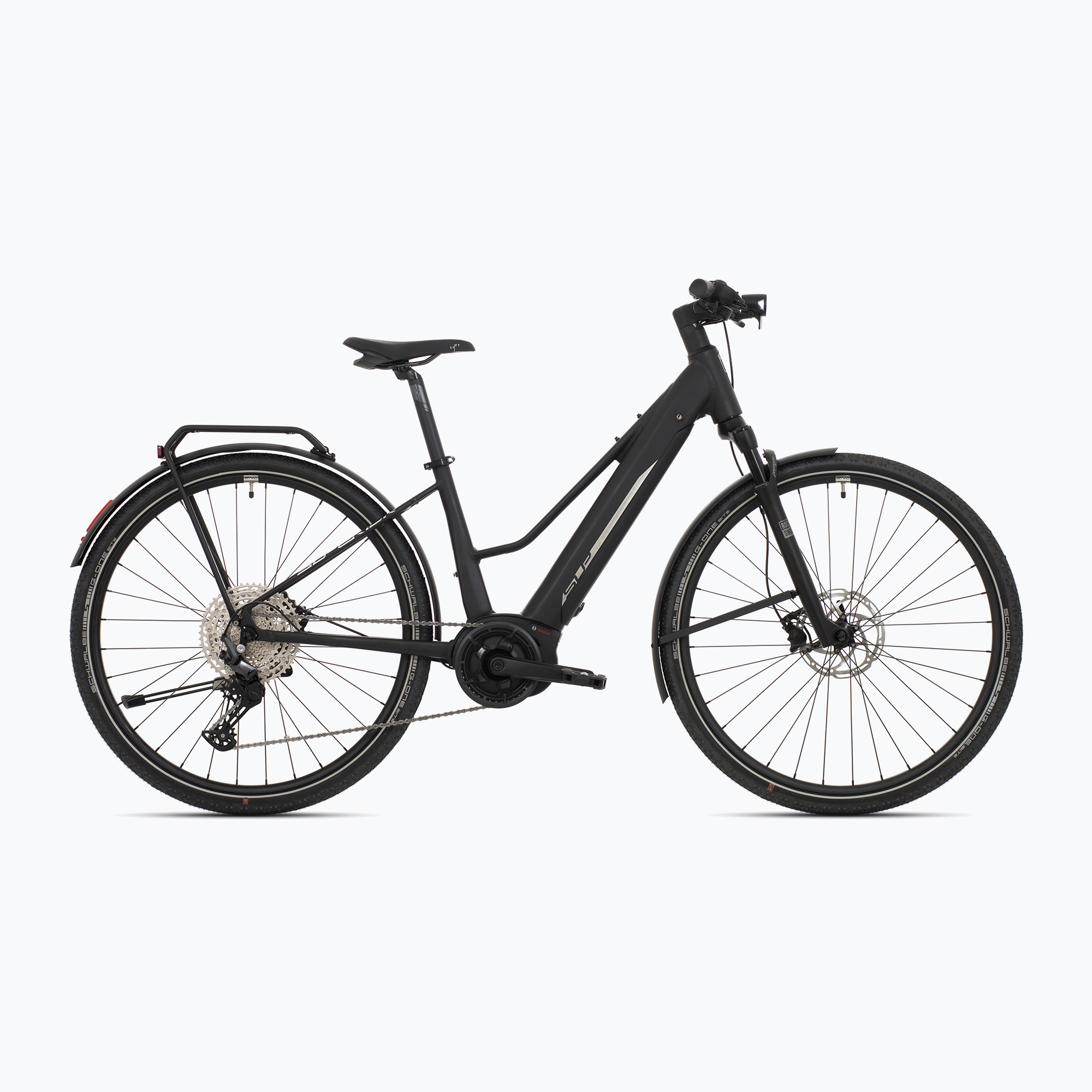 Bicicletă electrică Superior eXR 6090 BL Touring 36V 625Wh matte black/chrome silver