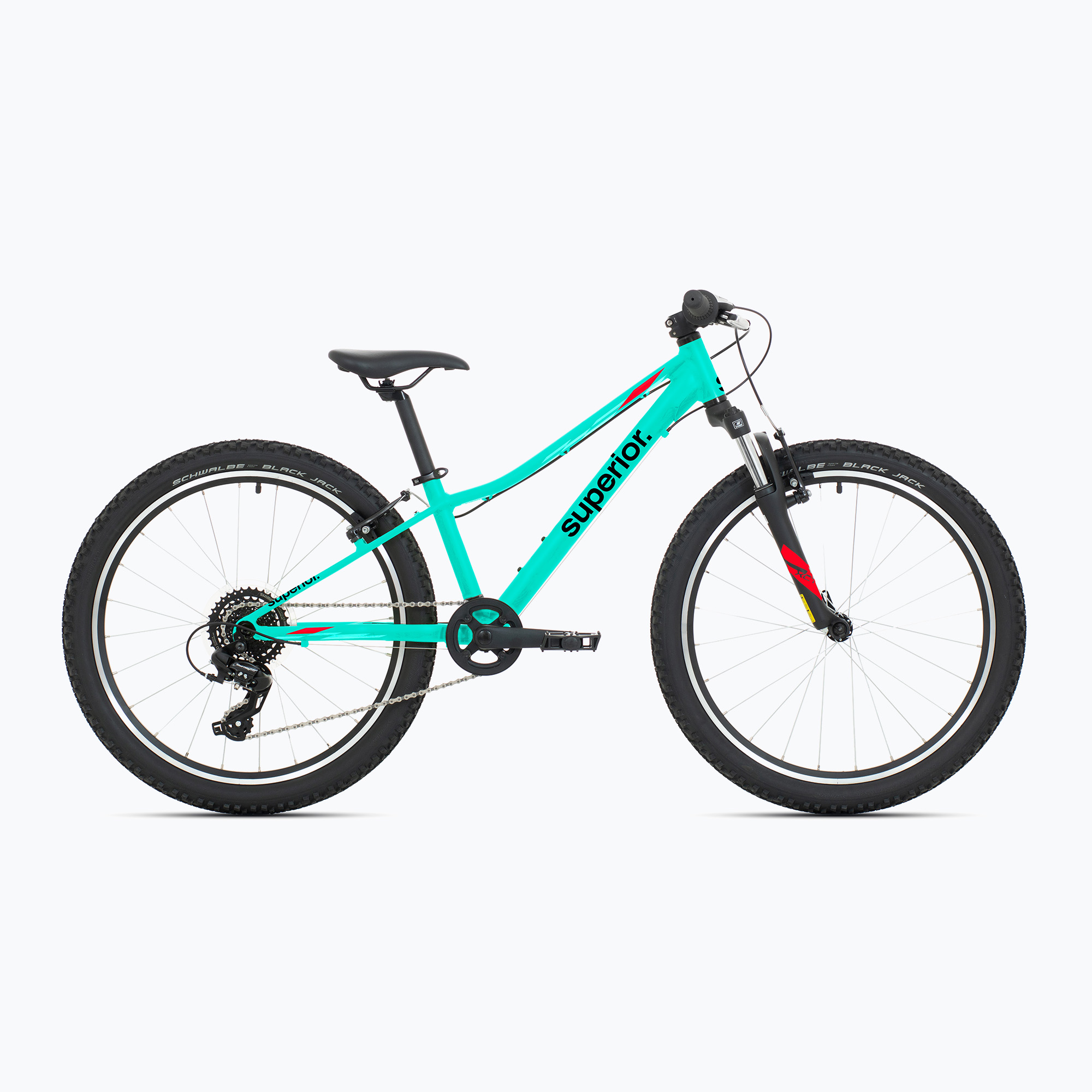Bicicletă pentru copii Superior RACER 24 gloss teal (RACER 24 801.2025.24007)