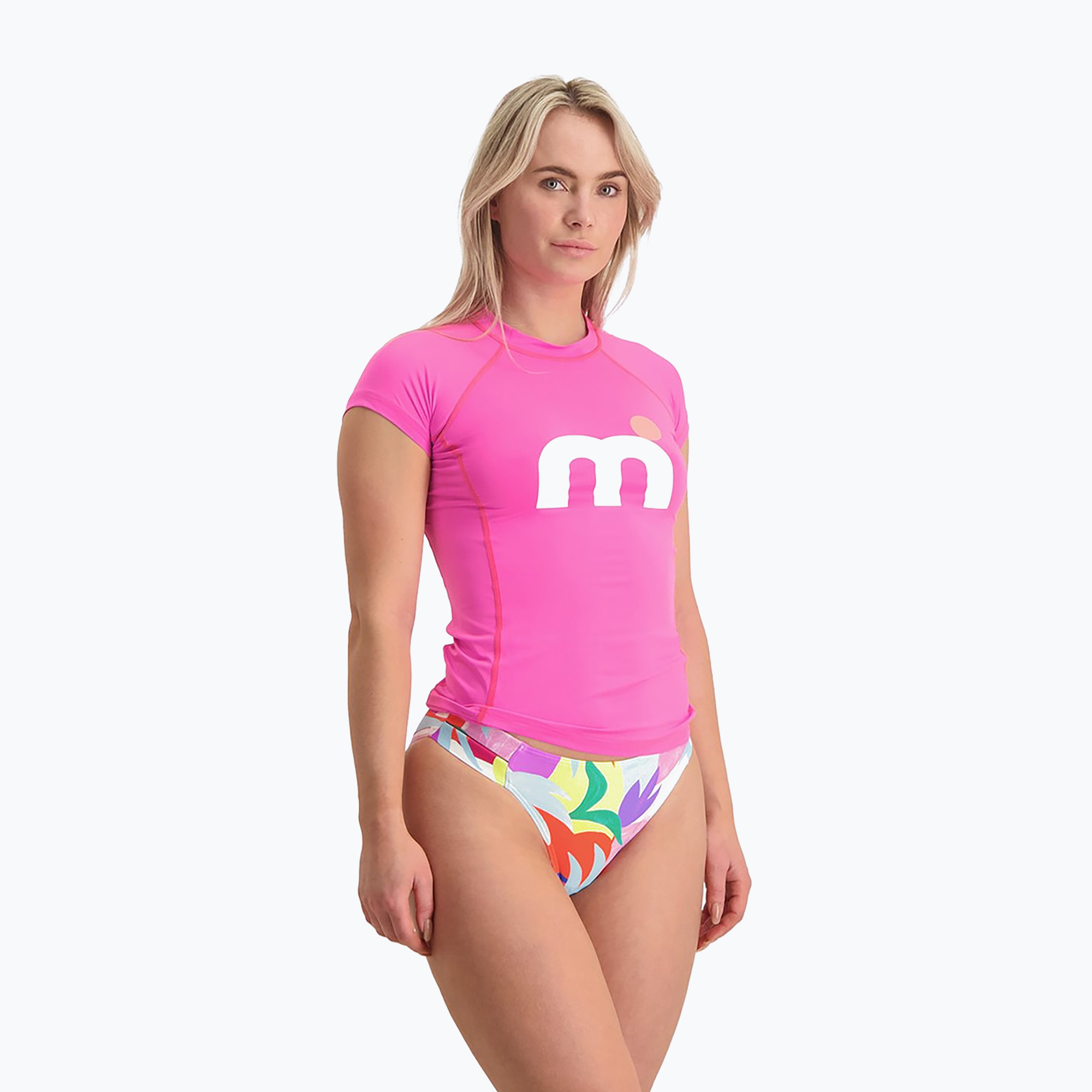 Tricou de înot pentru femei Mistral Miami Lycra pink flour (Miami Lycra 4819101046)
