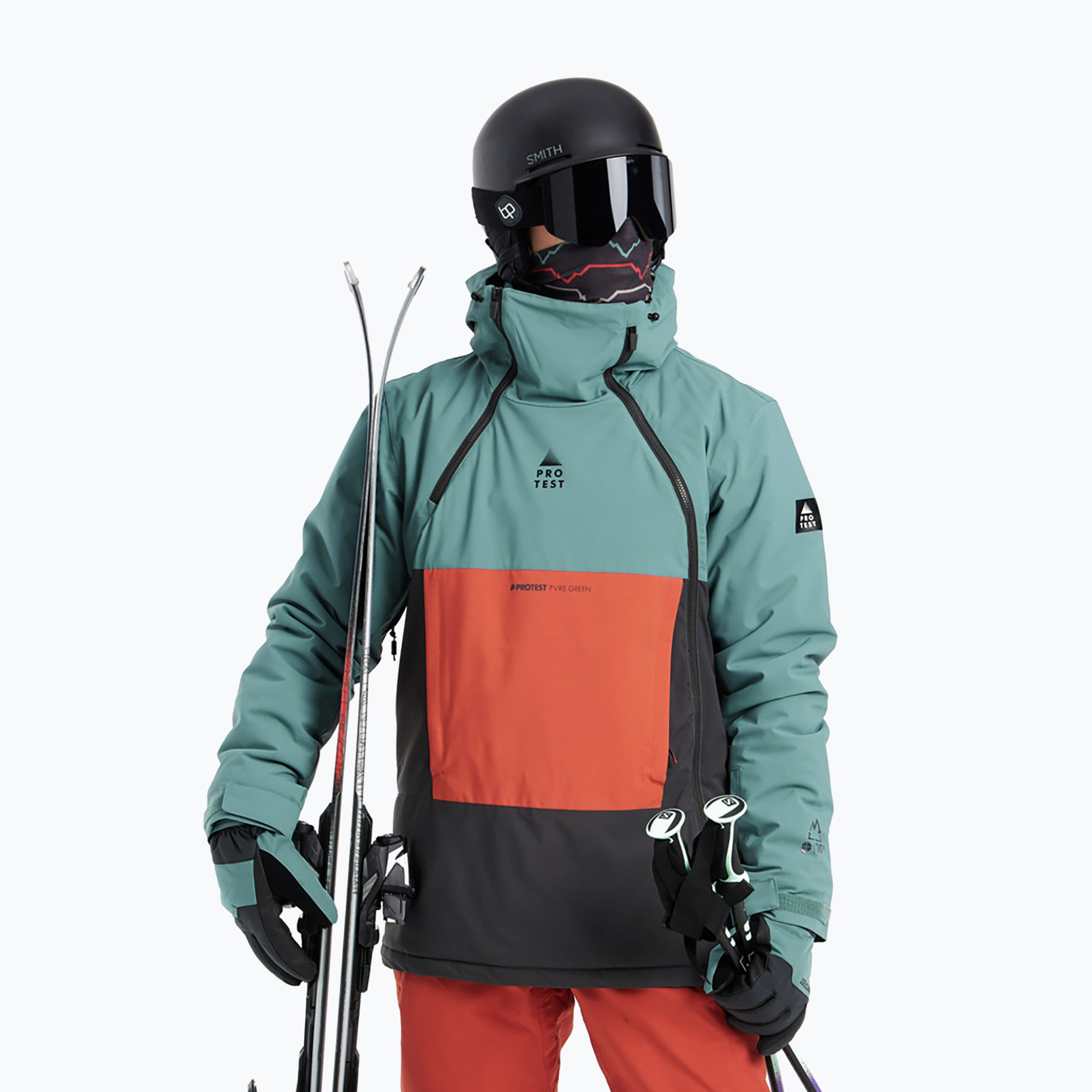 Jachetă de schi pentru bărbați Protest Prtkakune verde atlantic