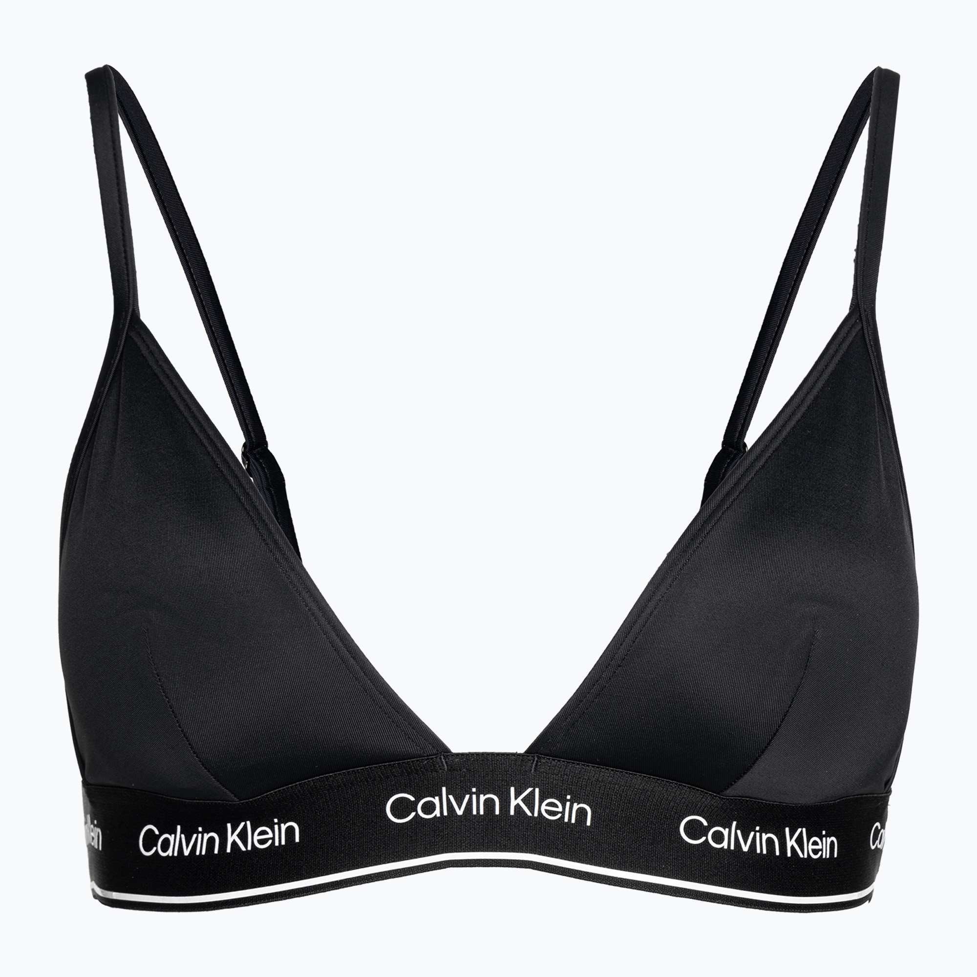 Partea de sus a costumului de baie Calvin Klein Triangle-RP black