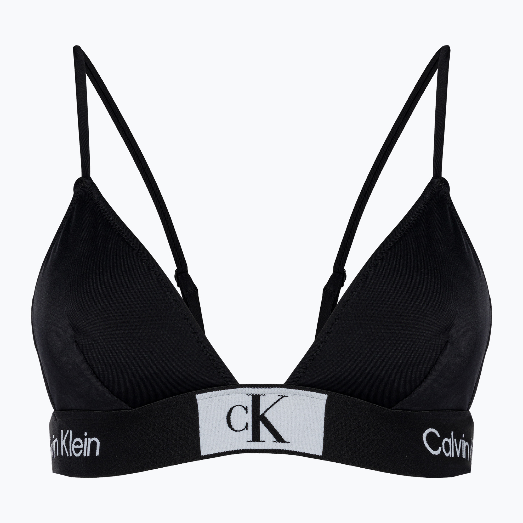 Partea de sus a costumului de baie Calvin Klein Fixed Triangle-RP black