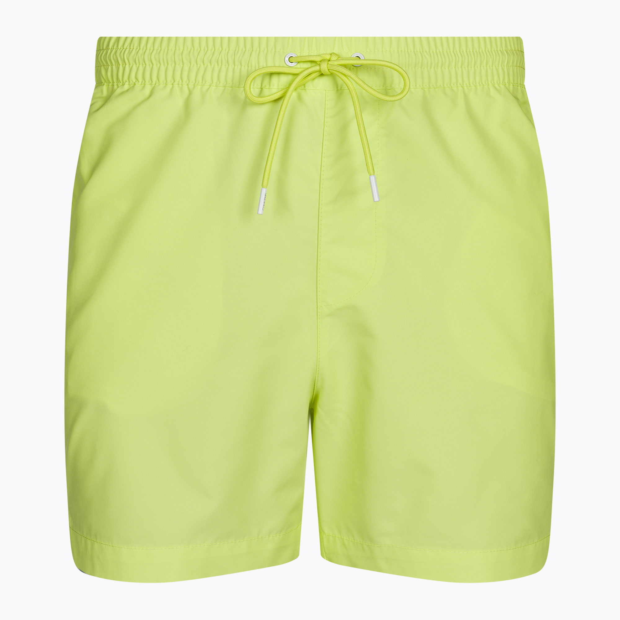 Pantaloni scurți de baie pentru bărbați Calvin Klein Medium Drawstring sunny lime (Medium Drawstring KM0KM00955LLD)