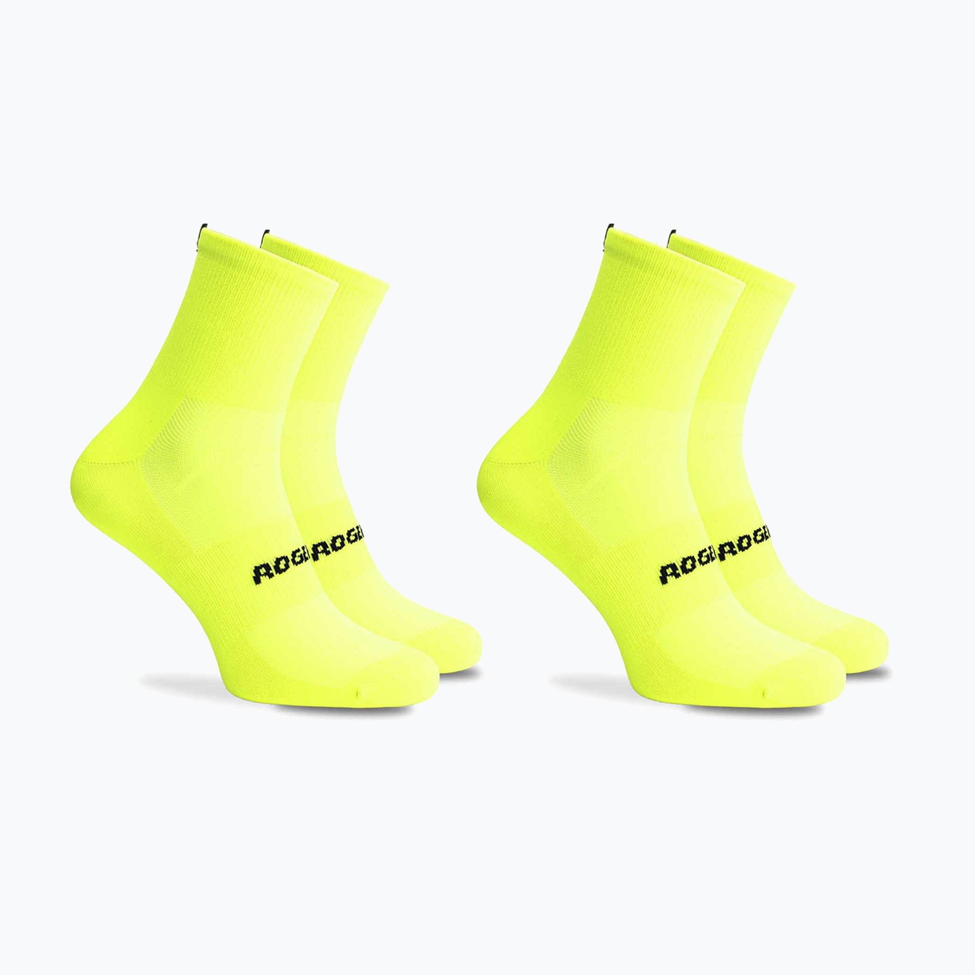 Rogelli Essential șosete de ciclism 2 perechi fluor (Essential ROG351637)