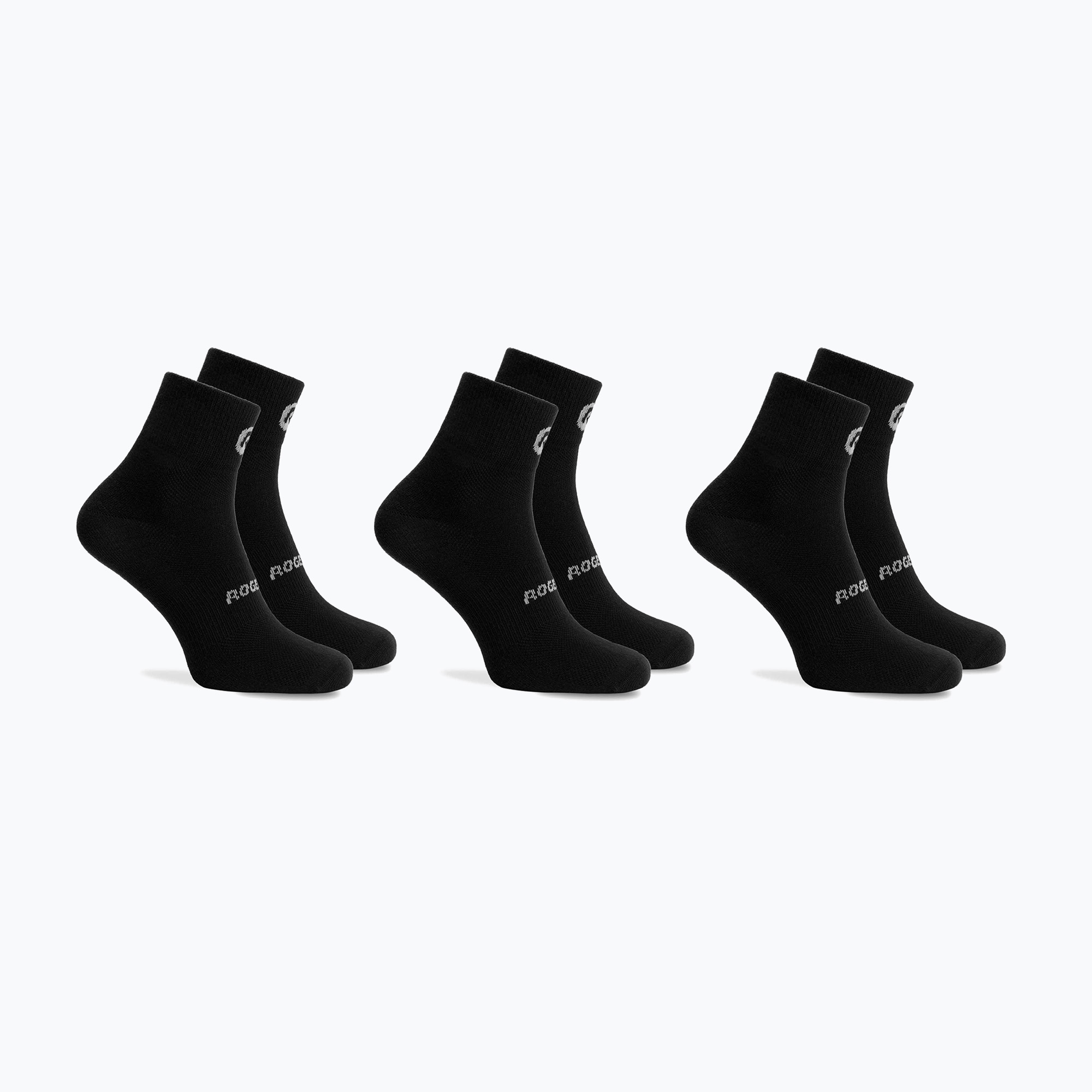 Șosete pentru copii Rogelli Core 3 pary black (Core 3-pack Jr ROG351765)