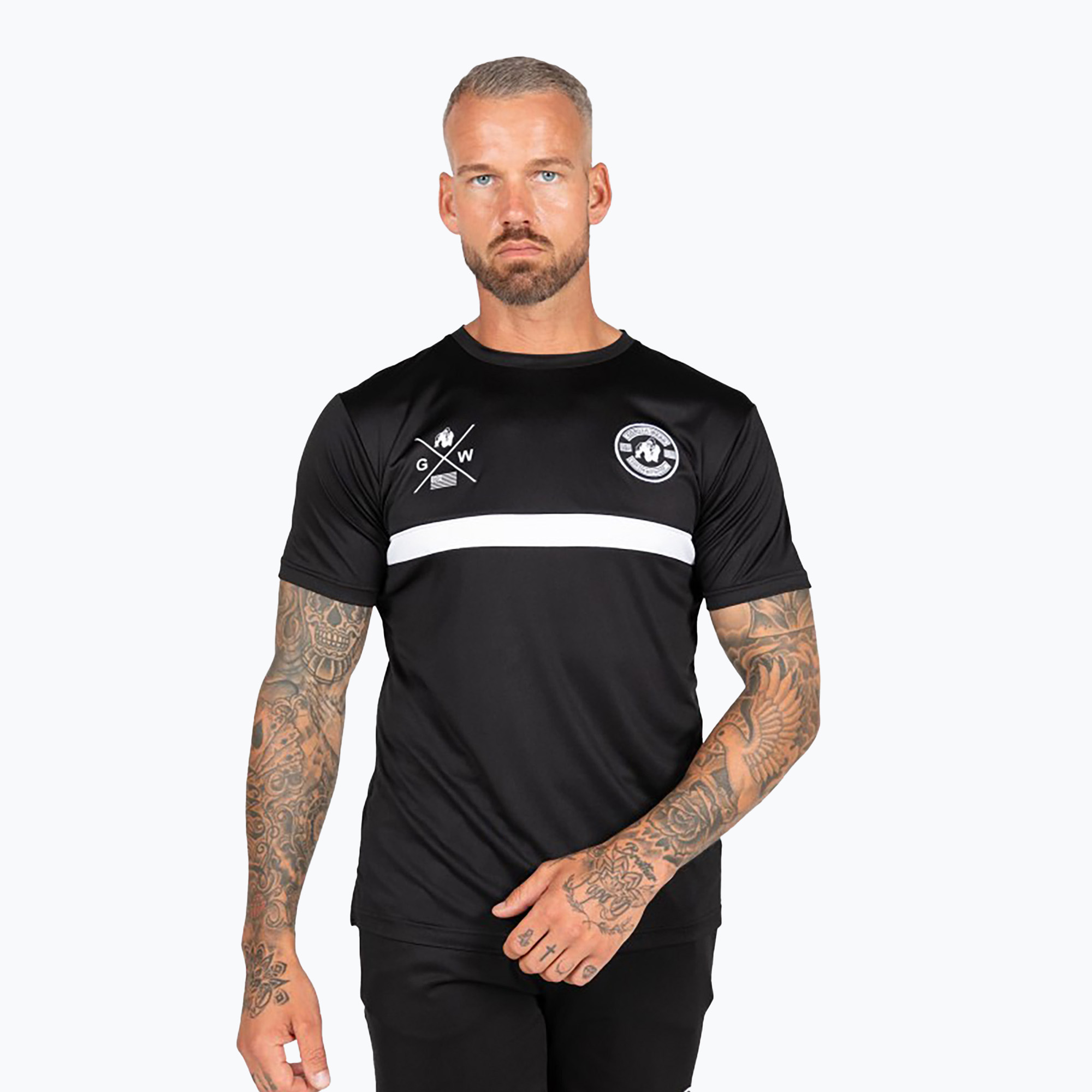 Tricou de antrenament pentru bărbați Gorilla Wear Vernon black (Vernon 90576900)