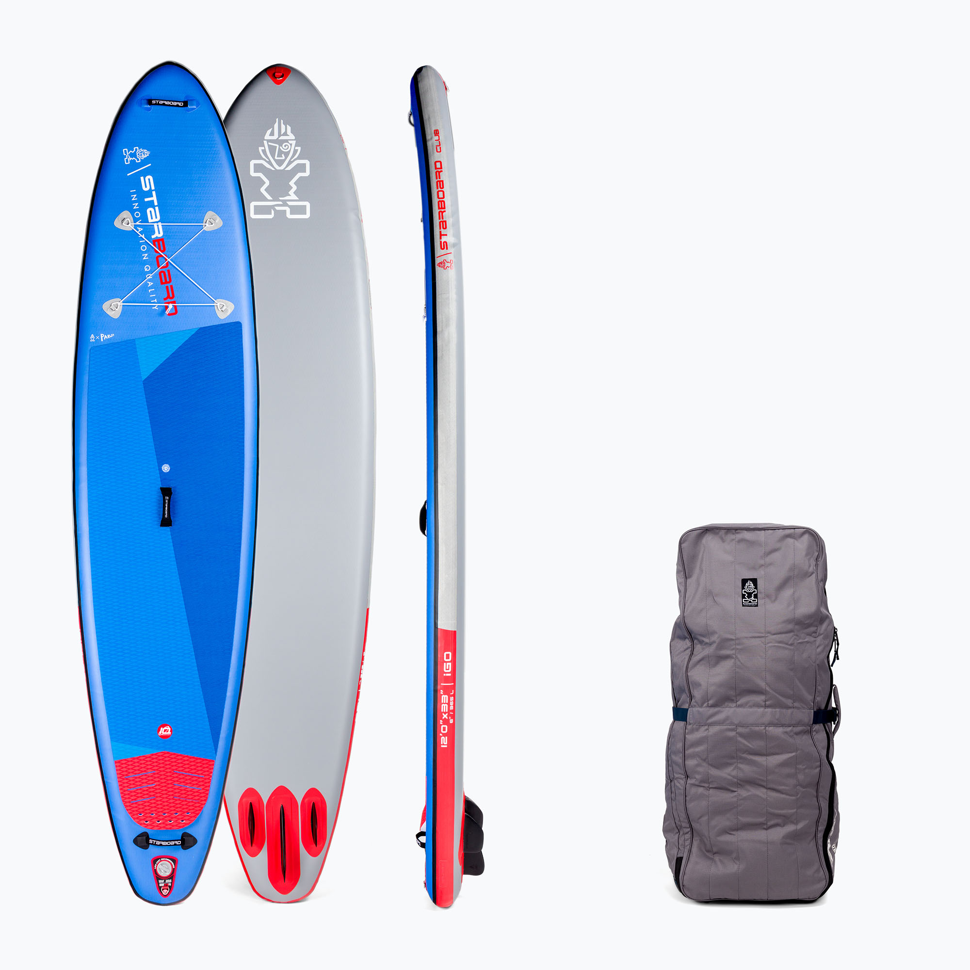 SUP STARBOARD iGO 12'0 Club Deluxe albastru 2012220601002 (iGO niebieska 2012220601002)