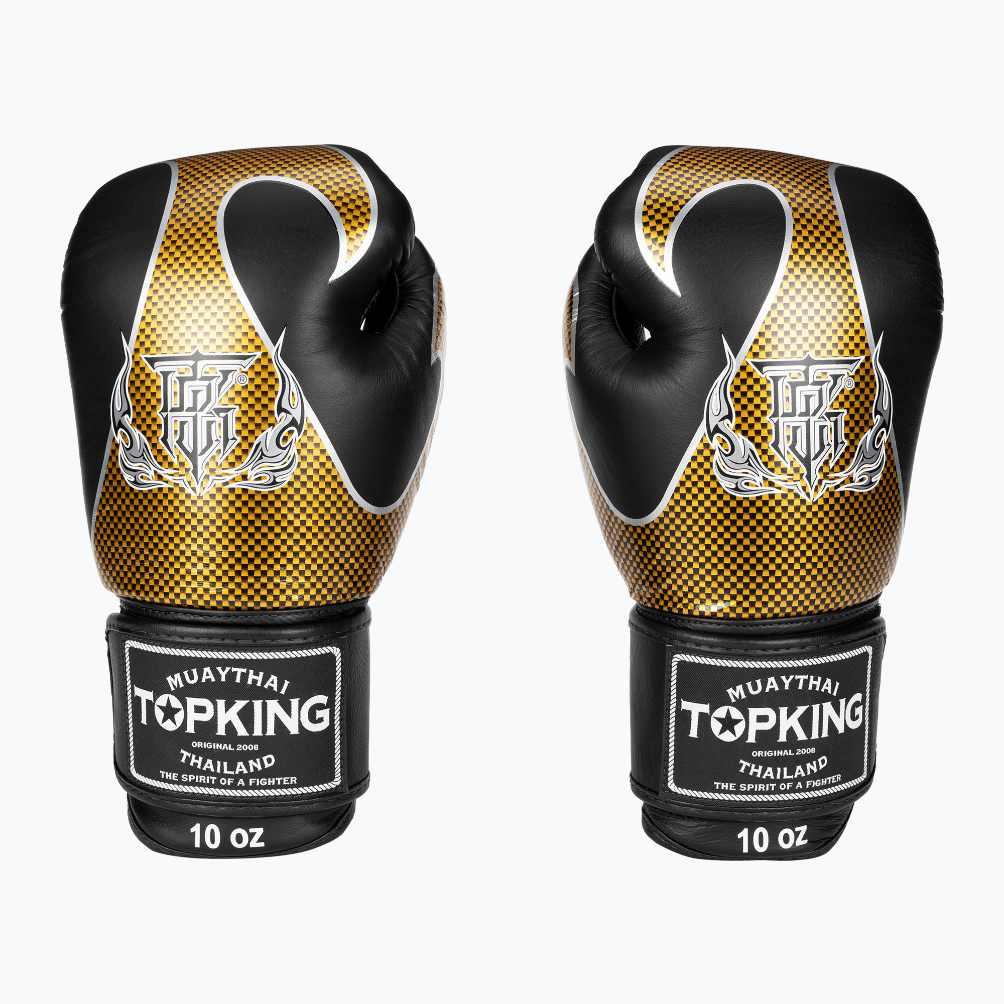 Mănuși de box Top King Muay Thai Empower black/gold