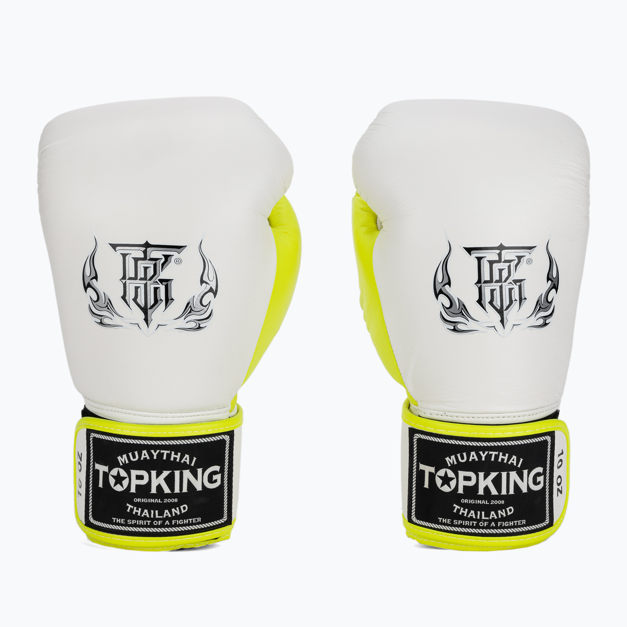 Mănuși de box Top King Boxing Reborn white/yellow (Boxing Reborn TKBGRB-WH-YW-NE)
