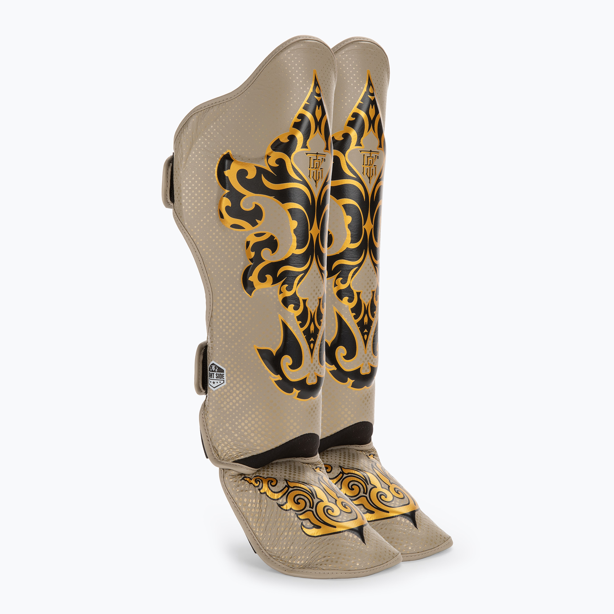 Apărători de tibie Top King Kanok beige (Shin Guards Kanok TKSGKN-01-BE)