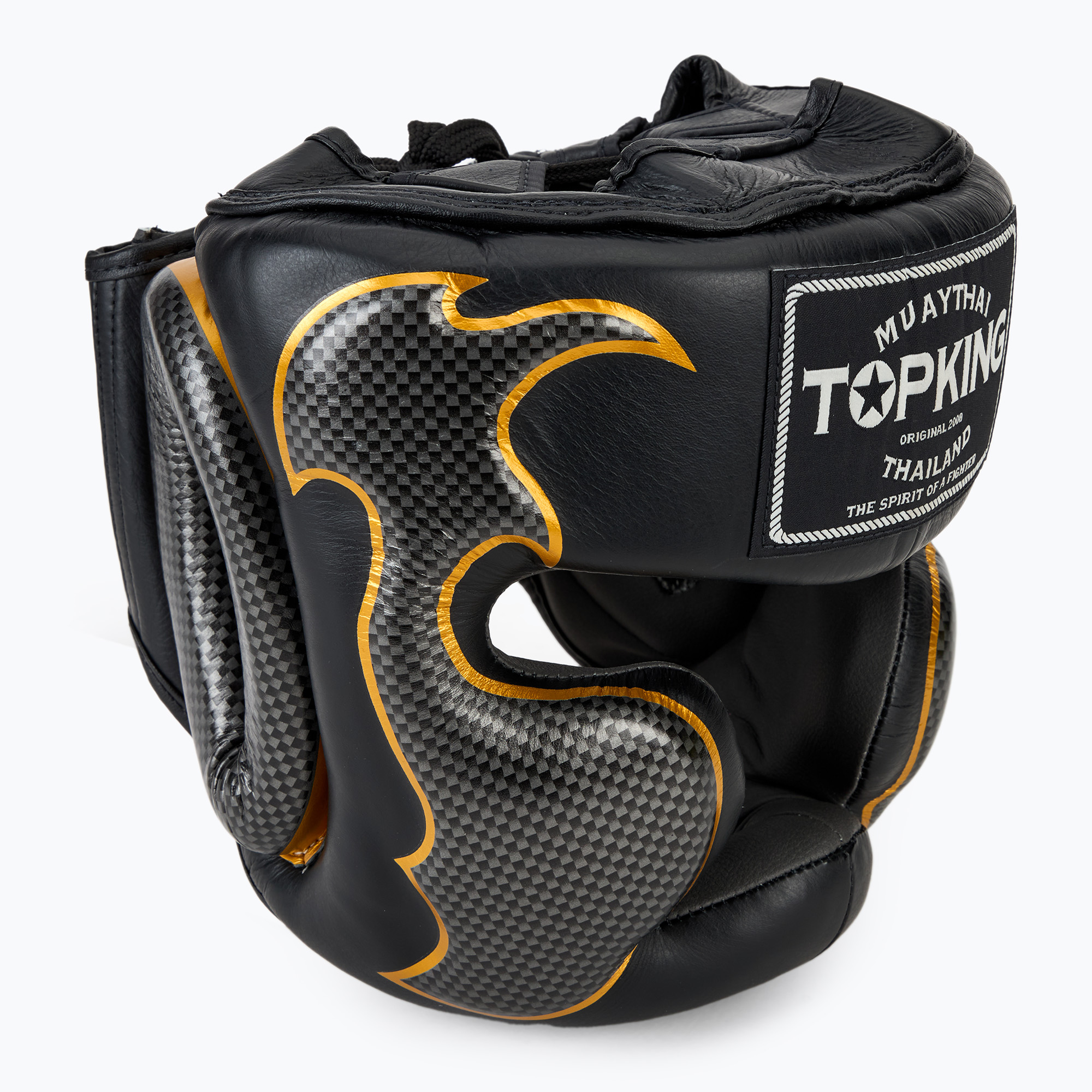 Cască de box Top King Empower black/silver (Empower TKHGEM-01-BK-SV)