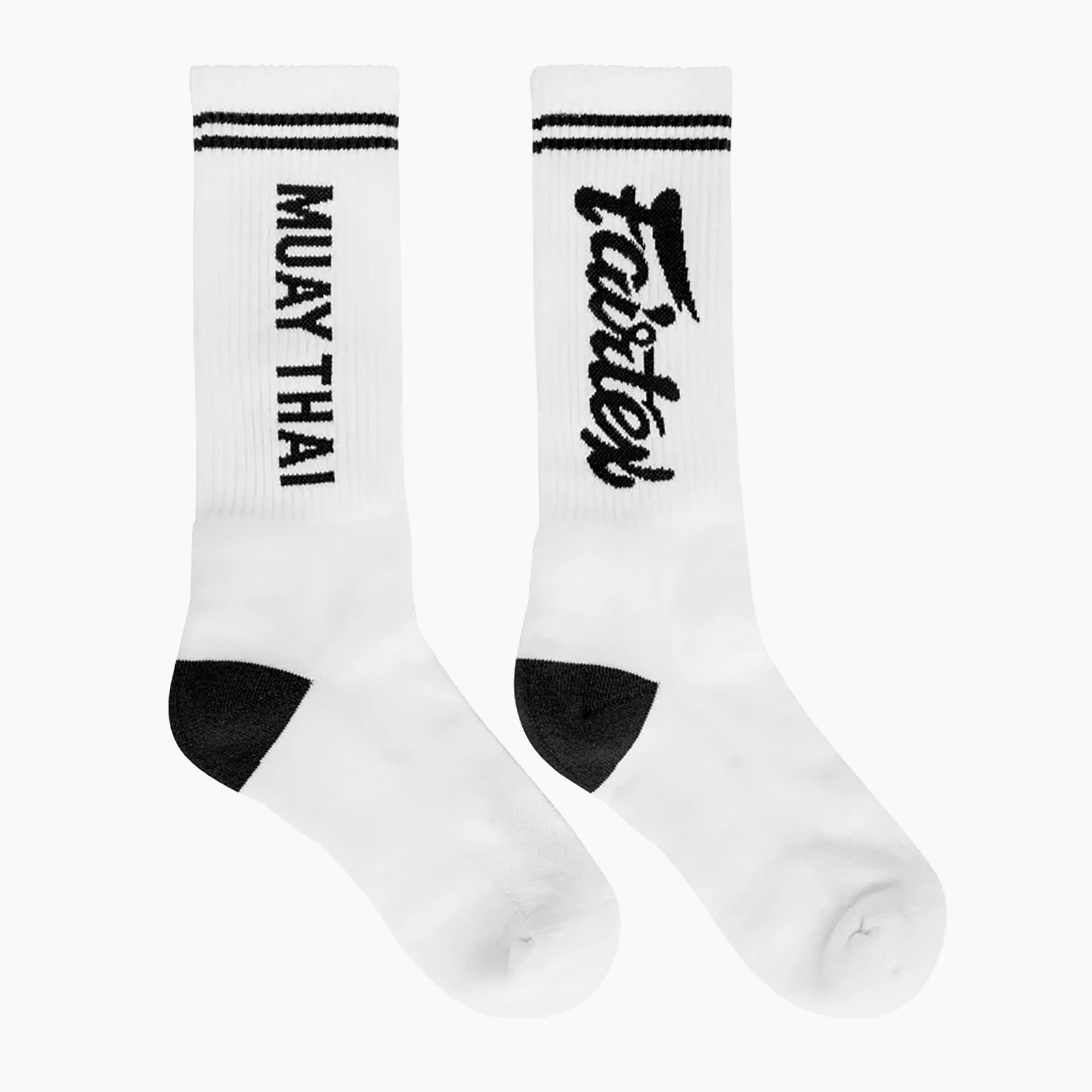 Șosete Fairtex "Muay Thai" alb/negru