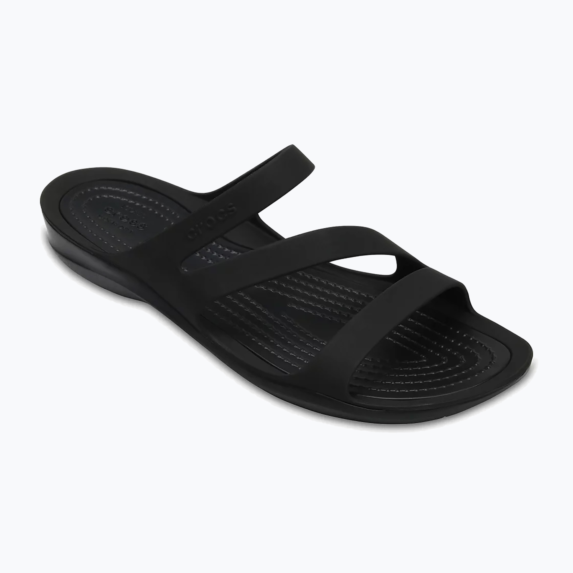 Papuci Crocs Swiftwater Sandal W black/black 203998-060 (Swiftwater Sandal 203998-060)