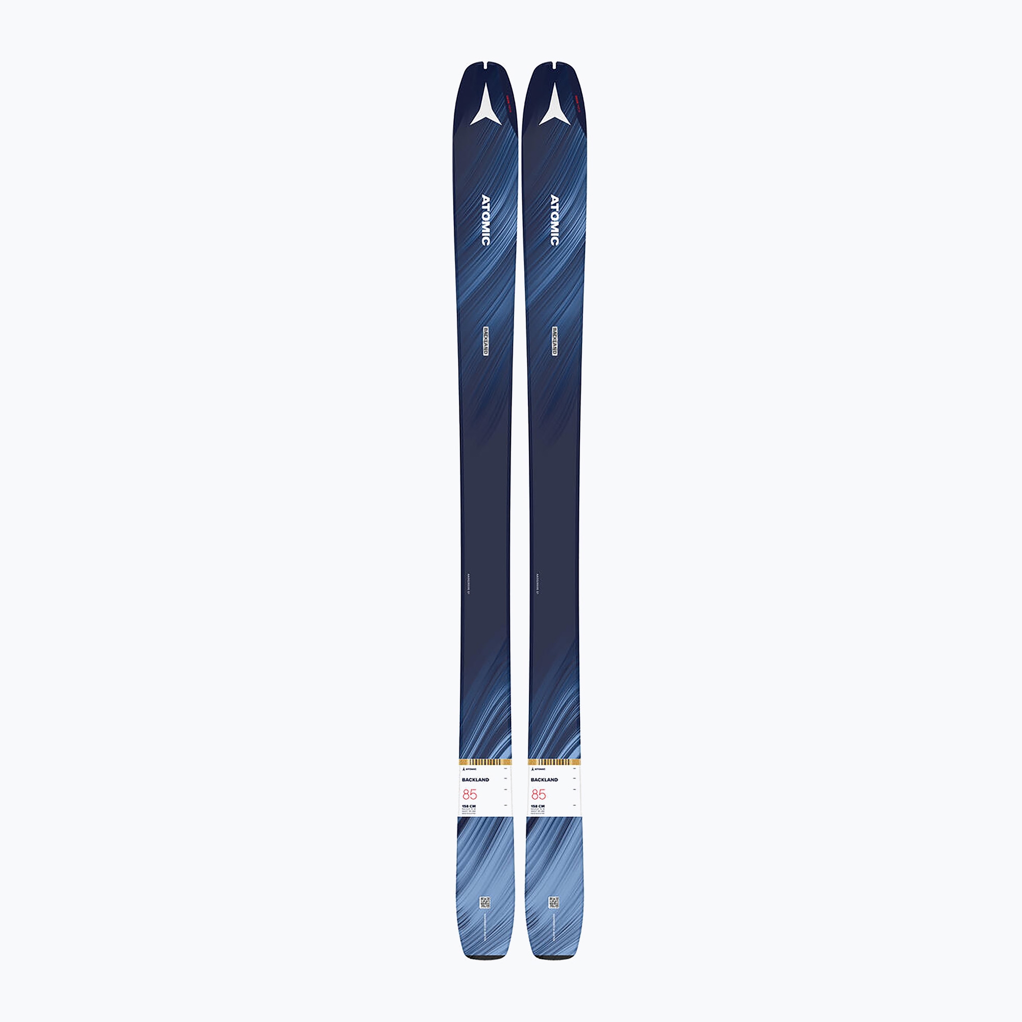Schiuri de patinaj pentru femei ATOMIC Backland 85W piele albastru AAST01924