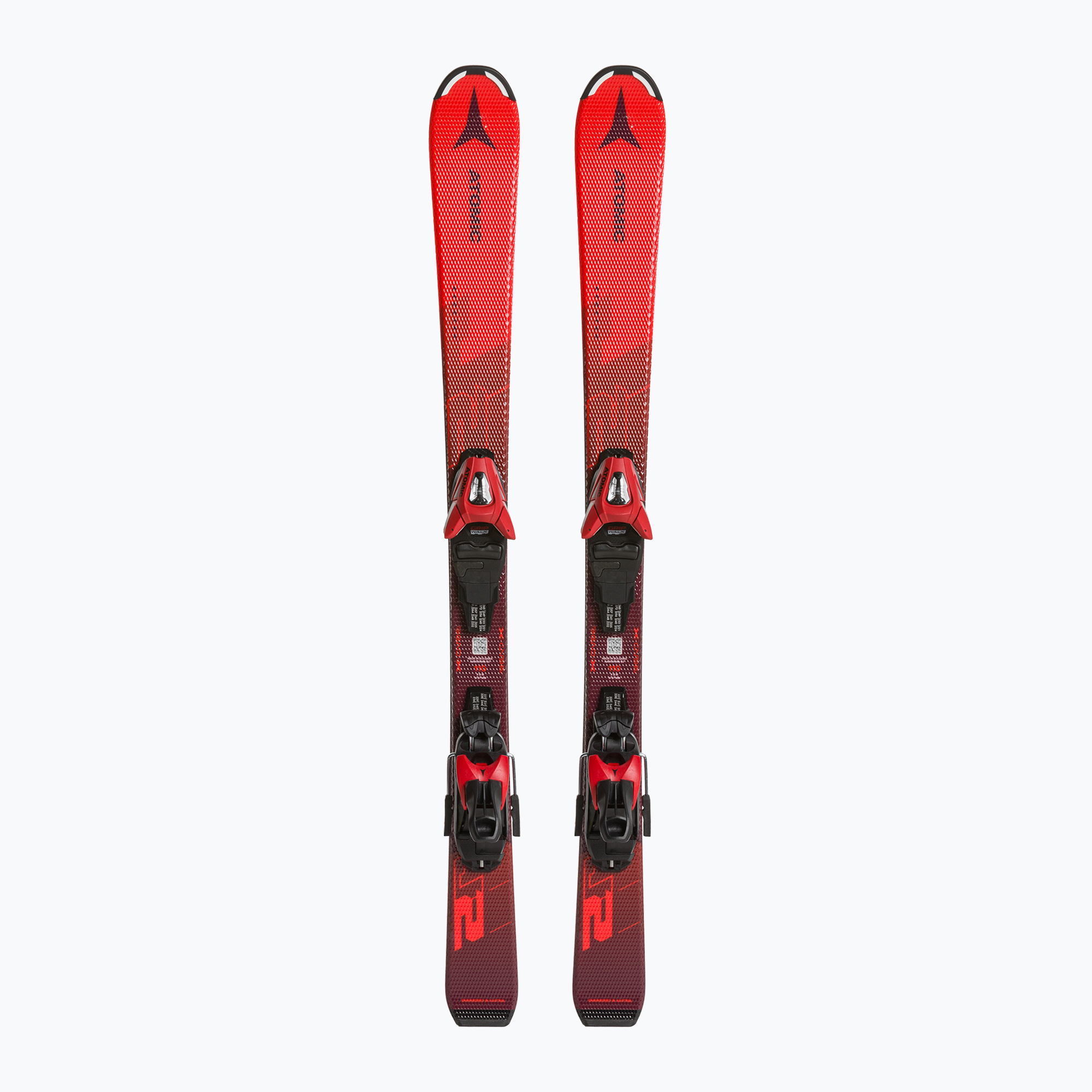 Schiuri de coborâre pentru copii Atomic Redster J2 JTS + C5 GW roșu (Redster J2 JTS + C5 GW AASS03306)