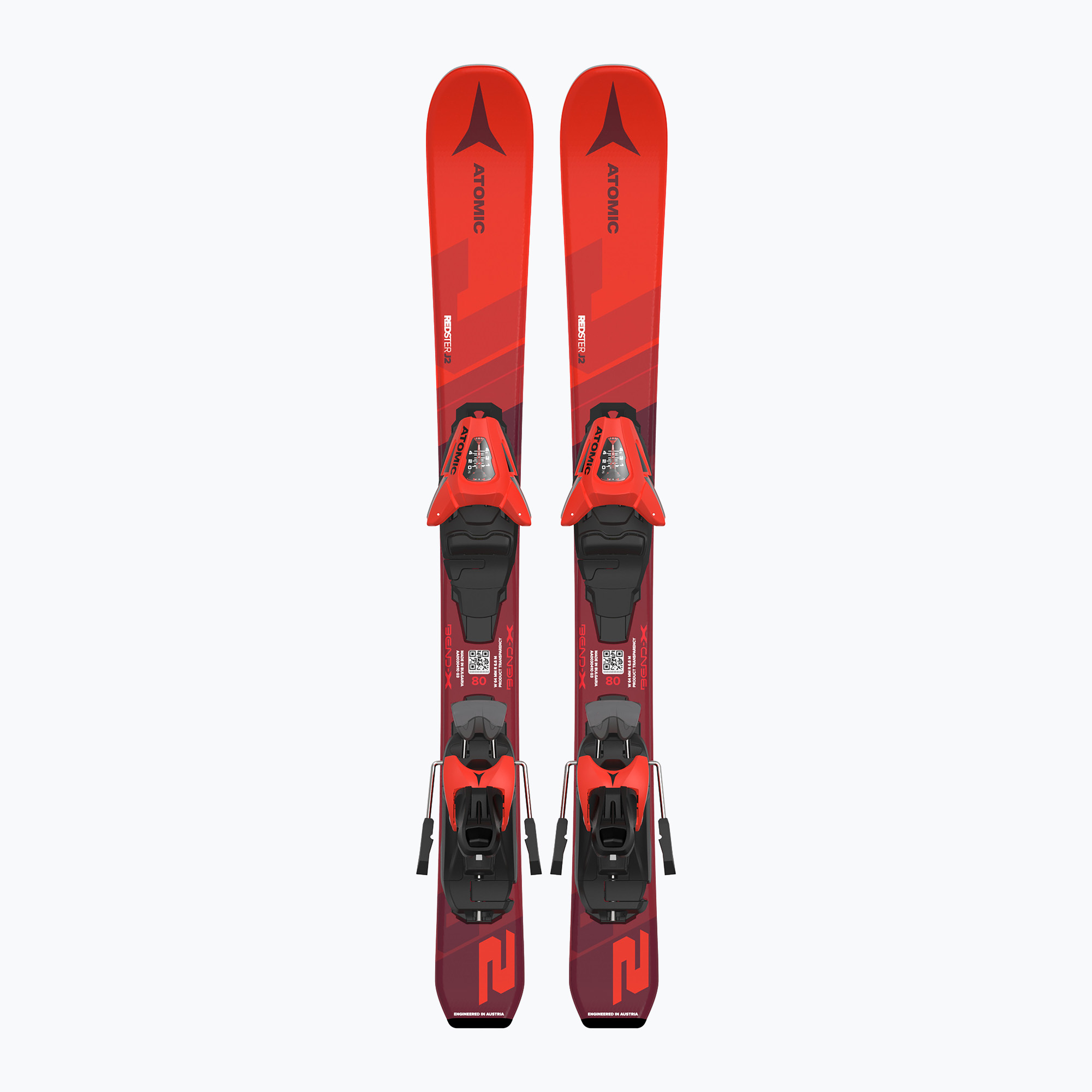 Schiuri de coborâre pentru copii  Atomic Redster J2 JTXS + legături C5 GW red (Redster J2 JTXS + C5 GW AASS03428)