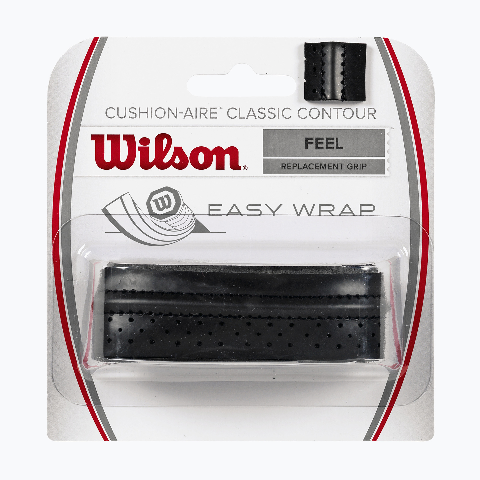 Înveliș de tenis Wilson Cushion Aire Classic Contour Grip black (Cushion Aire Classic Contour Grip WRZ4203BK)