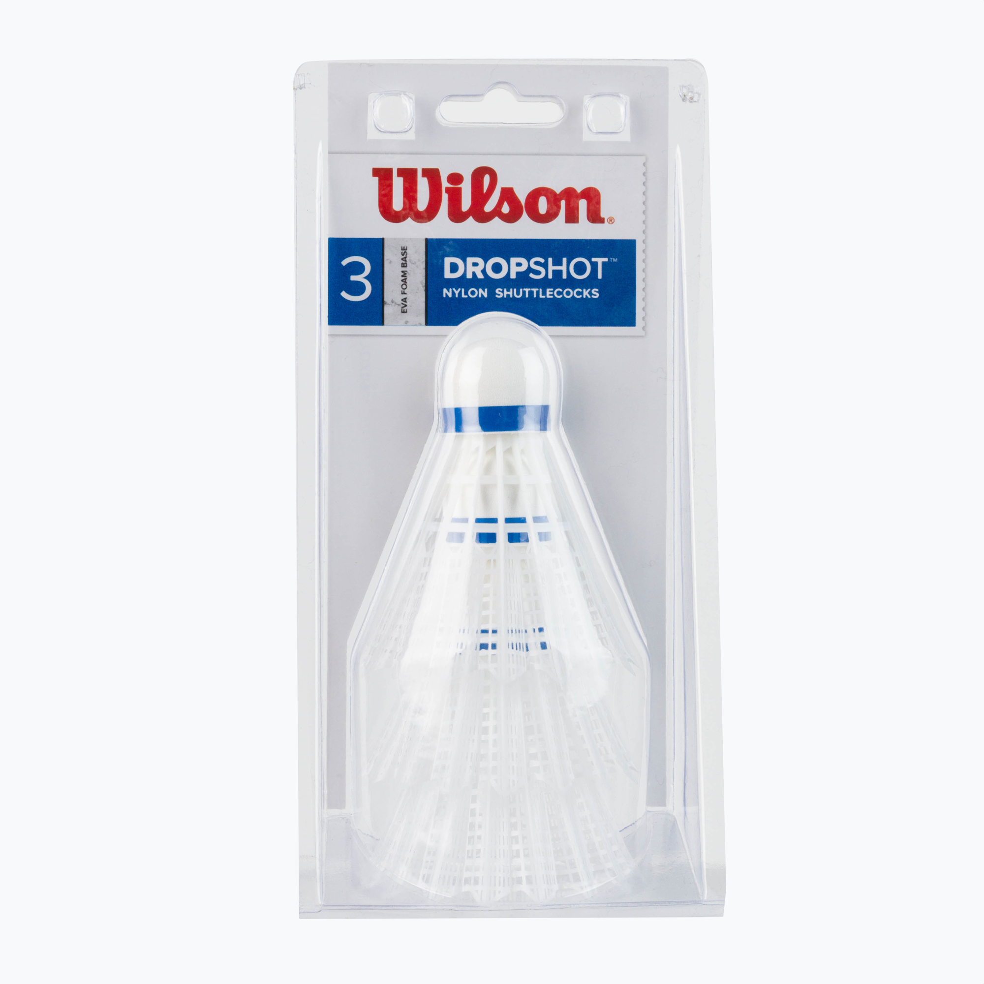 Wilson Dropshot 3 Clamshel jonglerii de badminton alb WRT6048WH 